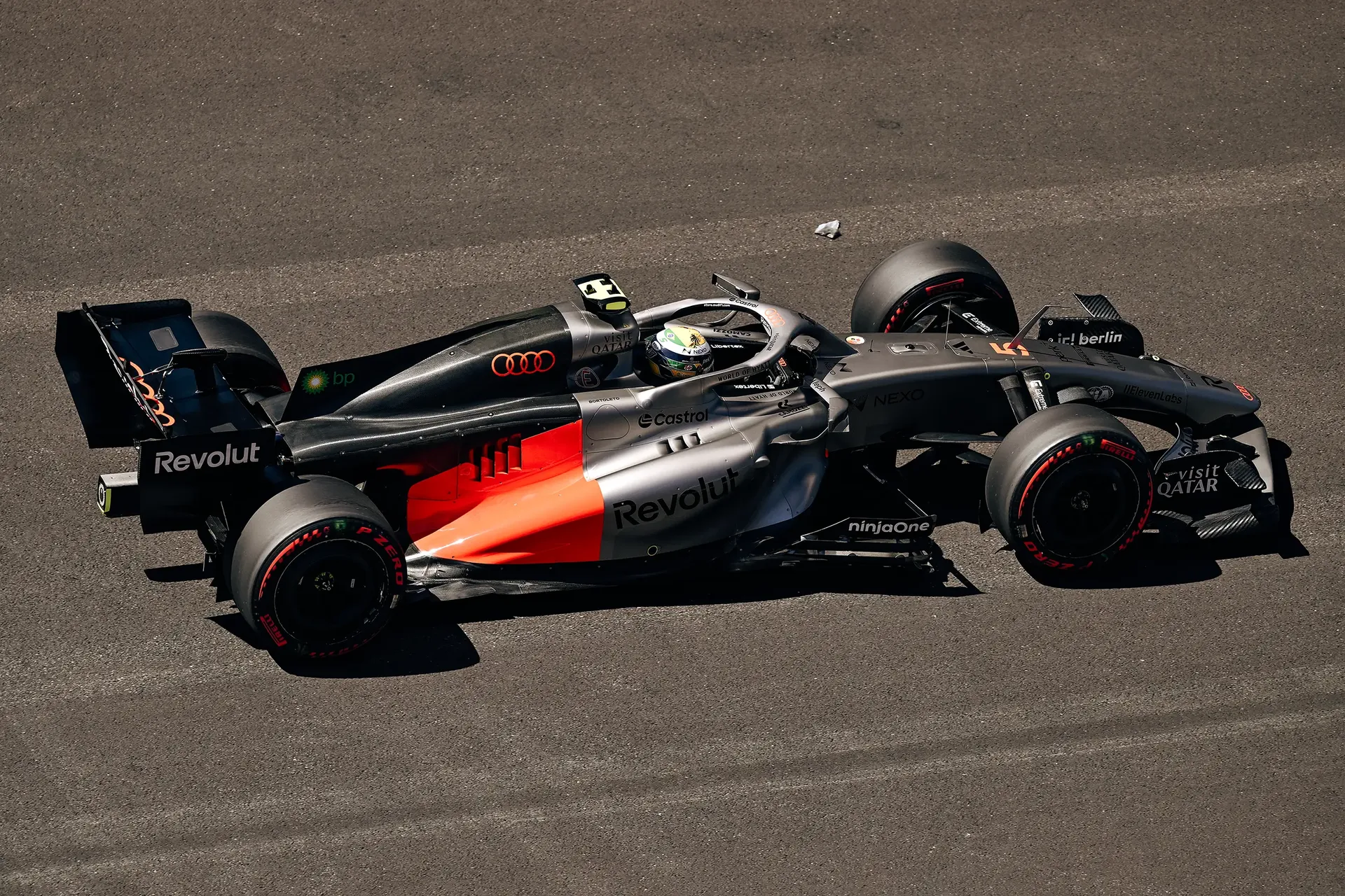 Audi Revolut F1® R26 car on track in Madrid