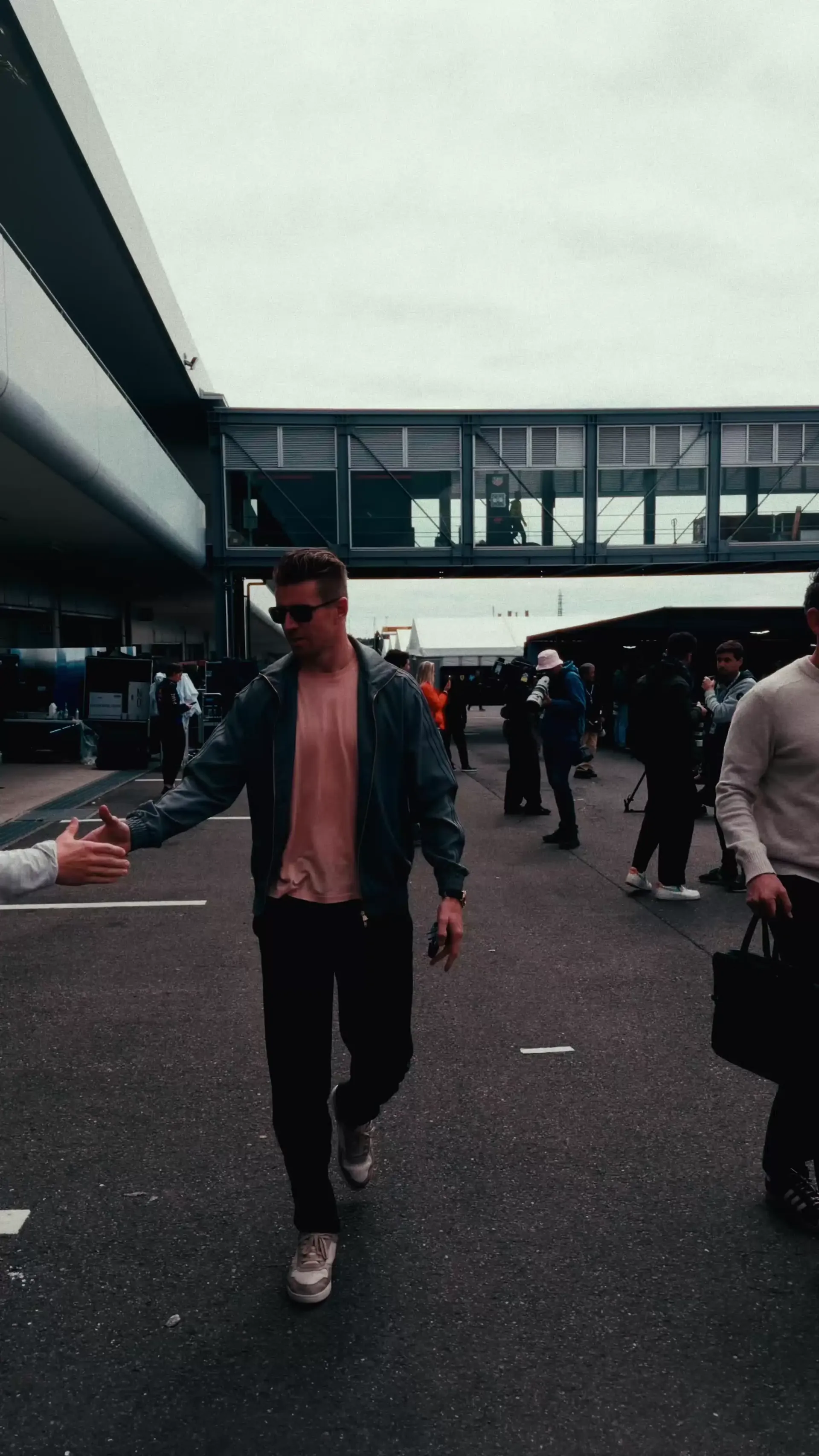 Nico Hulkenberg driver of the Audi Revolut F1® Team arriving at the Japanese Grand Prix in Suzuka