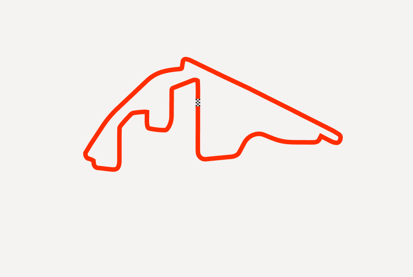 Abu Dhabi trackmap chalk