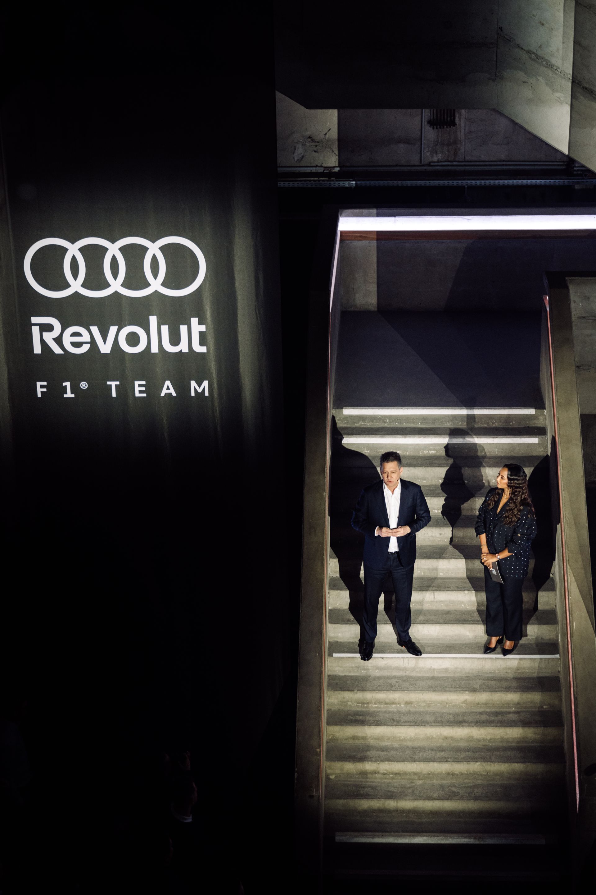 Gernot Döllner at the Audi Revolut F1 Team Launch in Berlin 2026