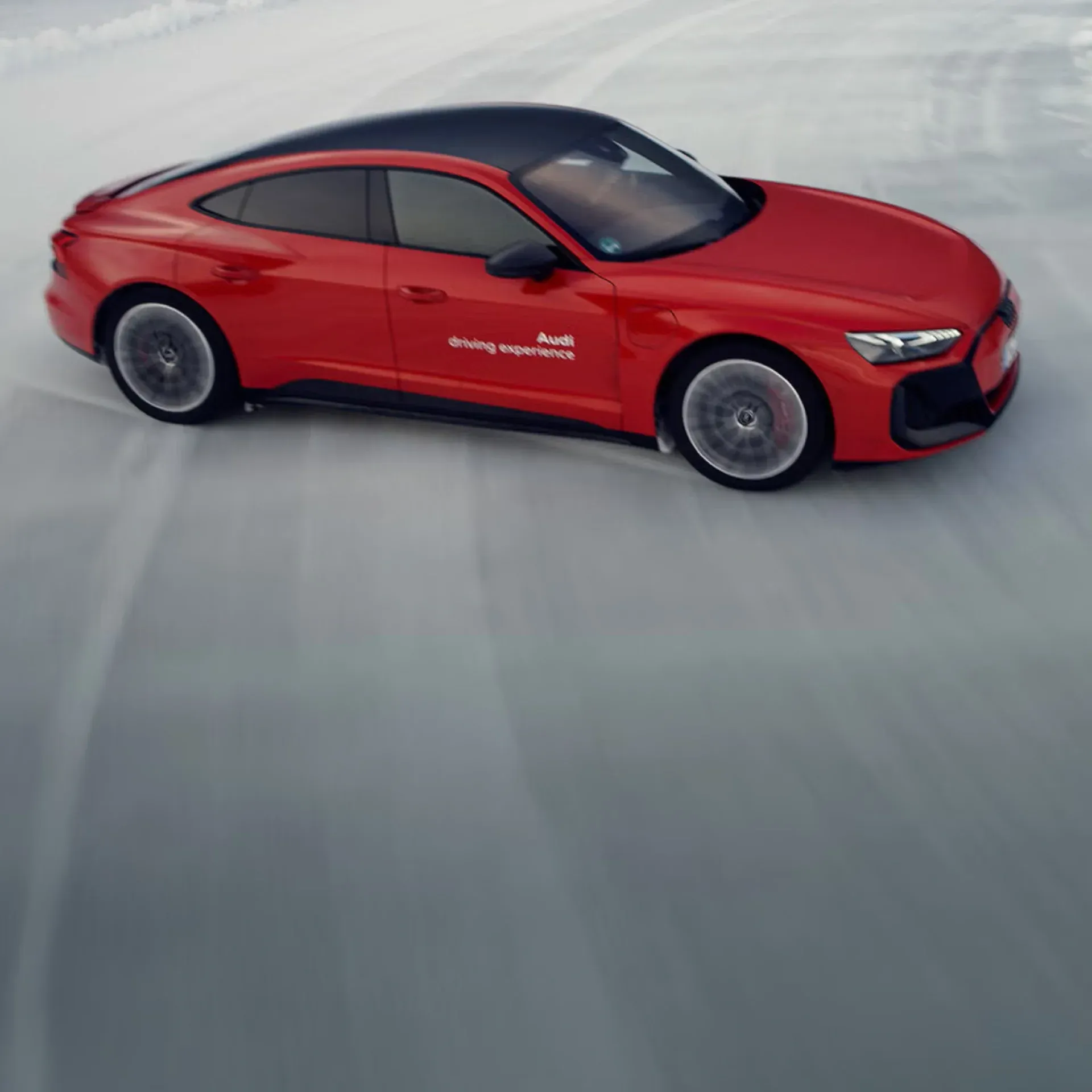 Audi car drifting to show the Audi driving experience