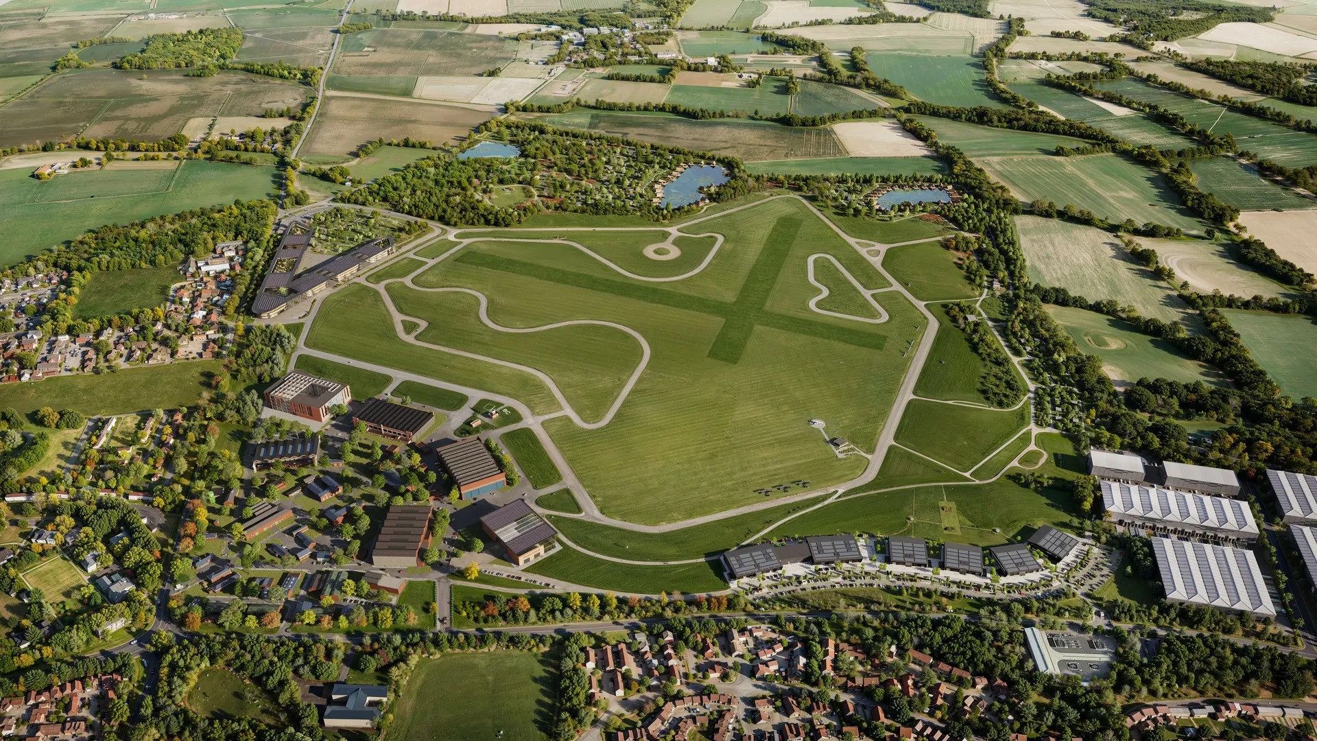 Audi location Bicester top view of the test track