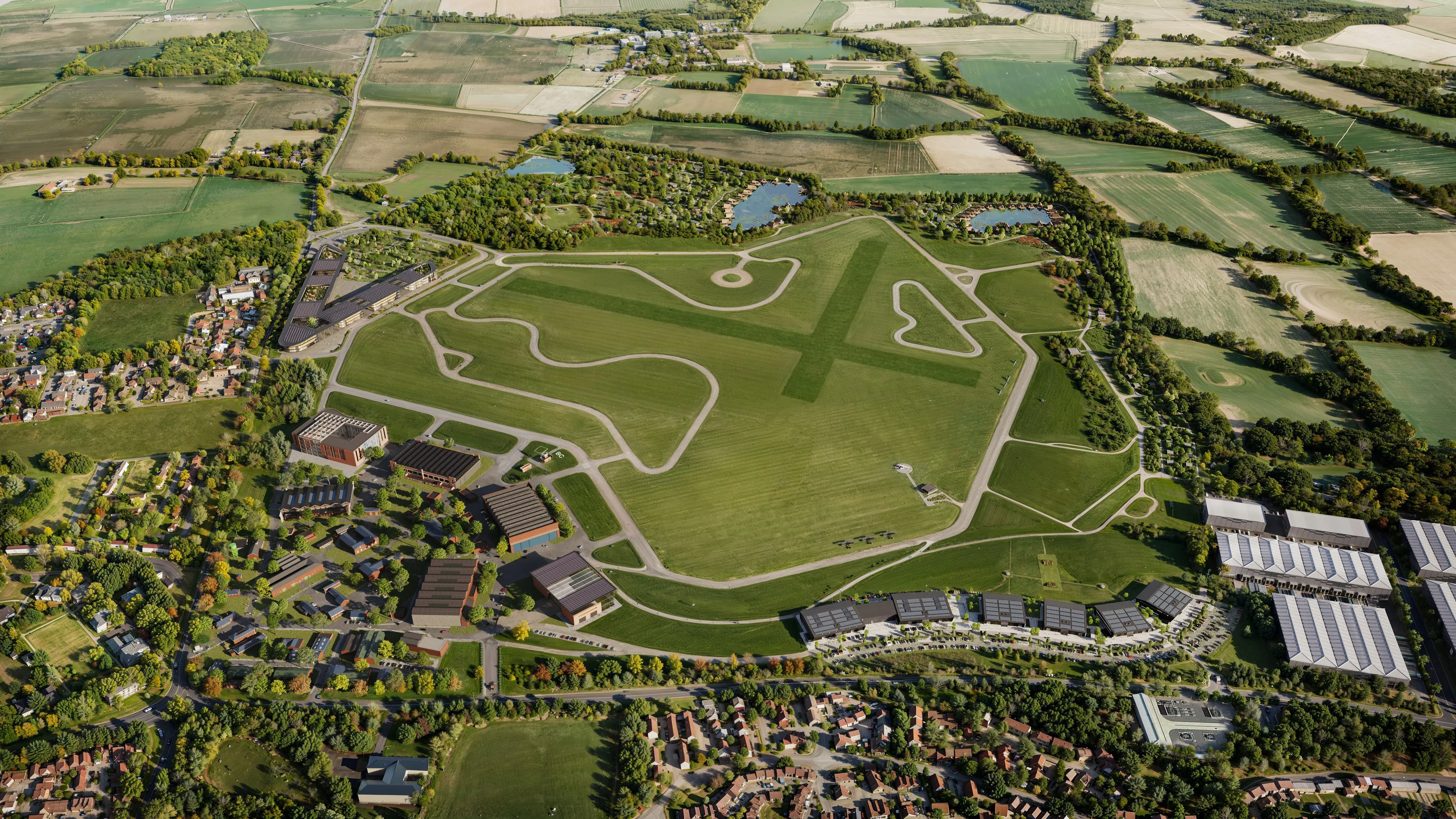 Audi location Bicester top view of the test track