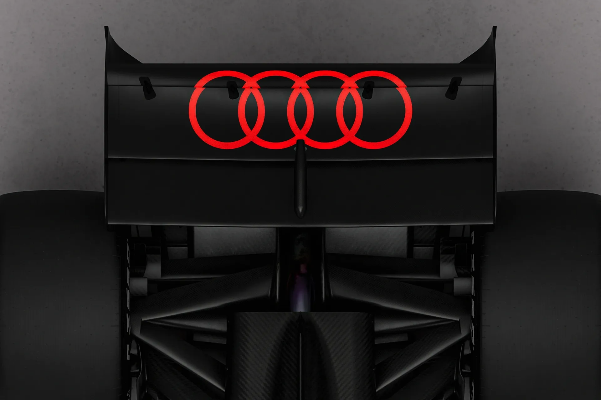Audi Rings Logo on the new Audi Revolut F1® Car
