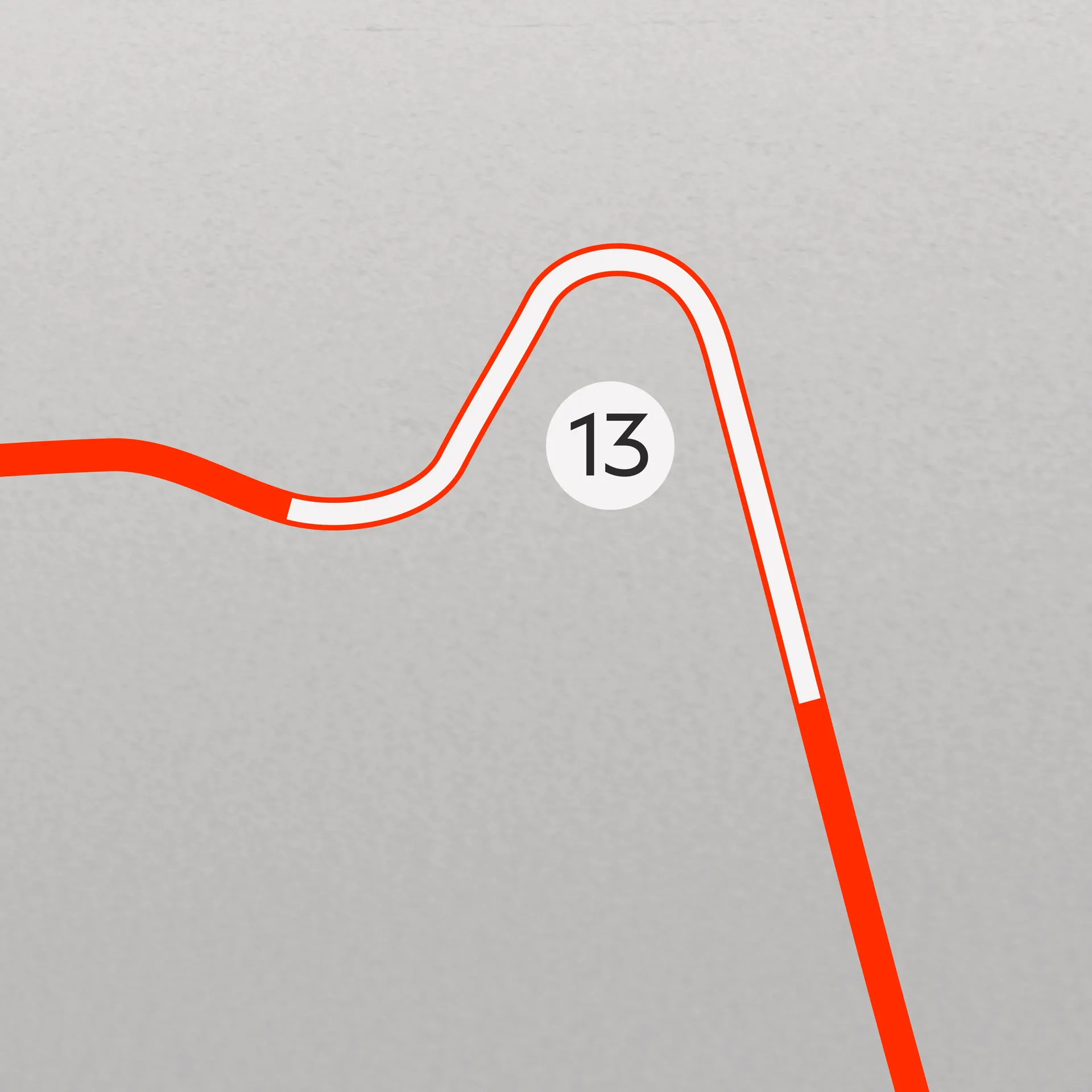 Autodromo Hermanos Rodriguez circuit illustration turn 13