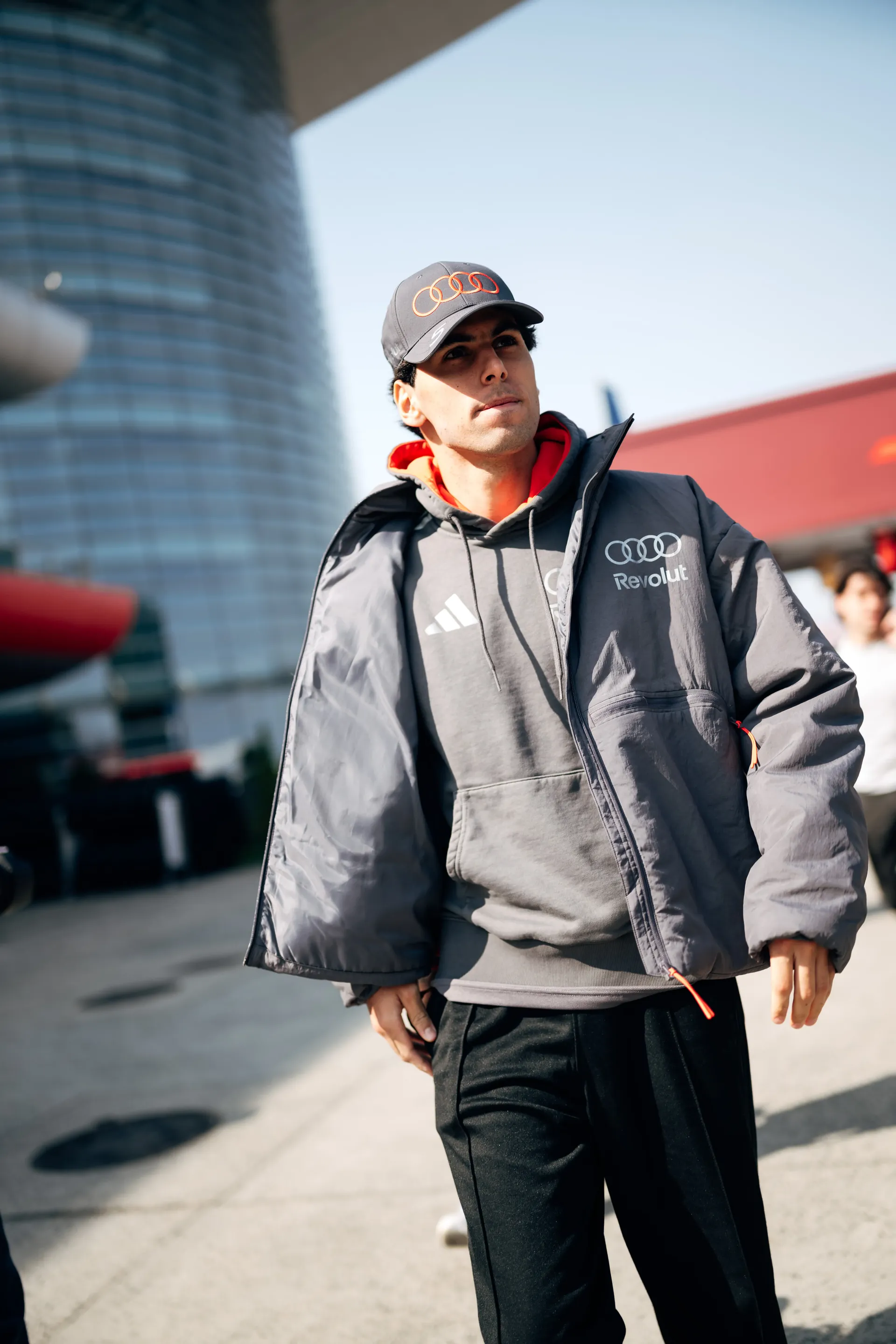 Gabriel Bortoleto walking around