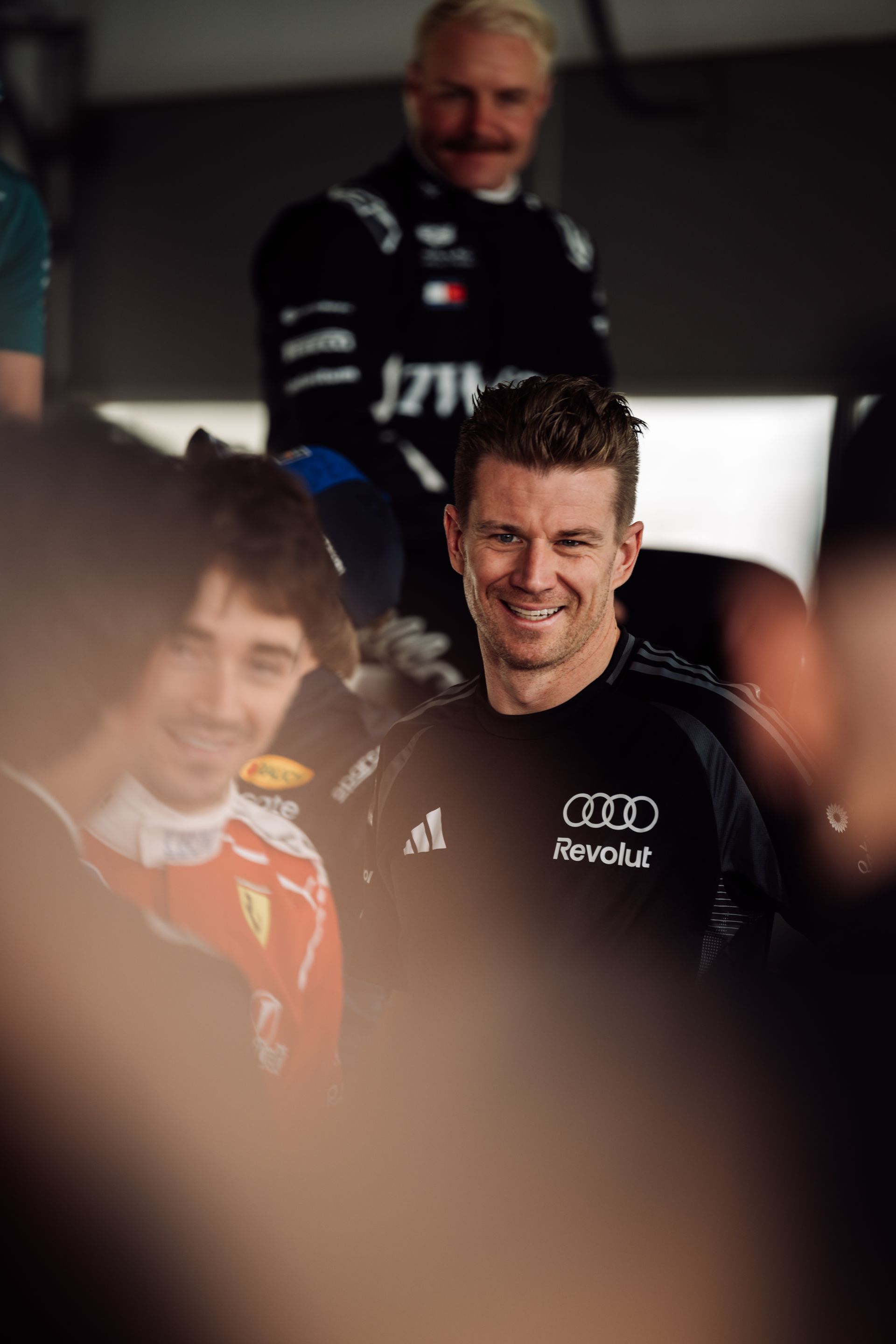 Nico Hulkenberg during the all-drivers photoshooting