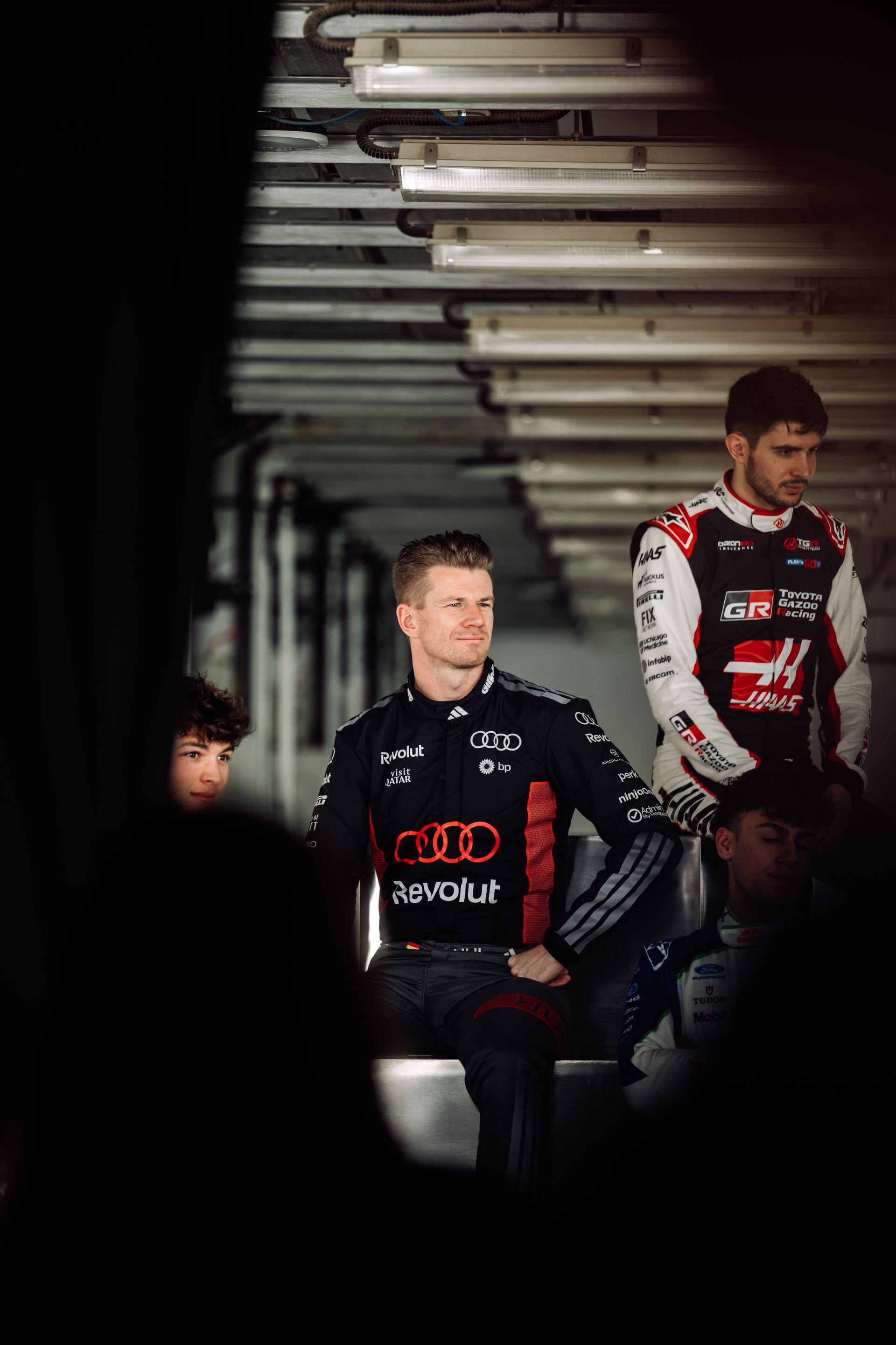 Nico Hulkenberg during the all-drivers photoshooting