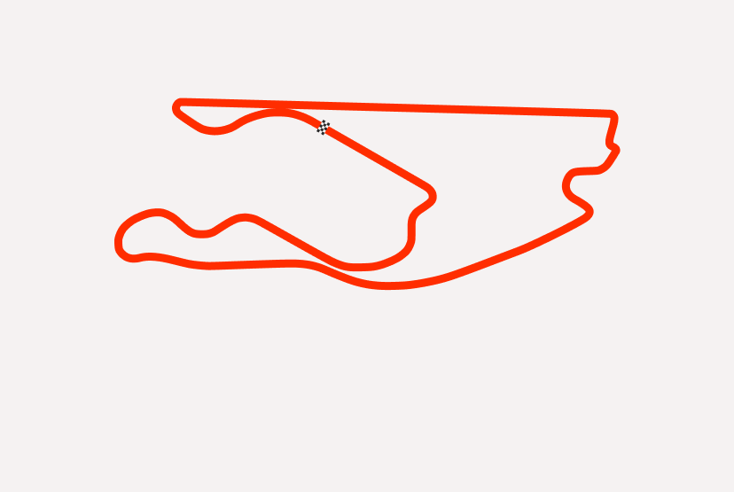 USA Miami trackmap chalk