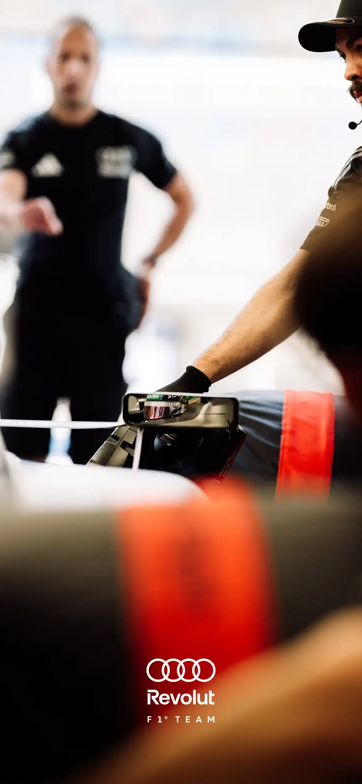 AUDI REVOLUT F1® TEAM. Testweek 01 from Bahrain, Wallpaper for Mobile