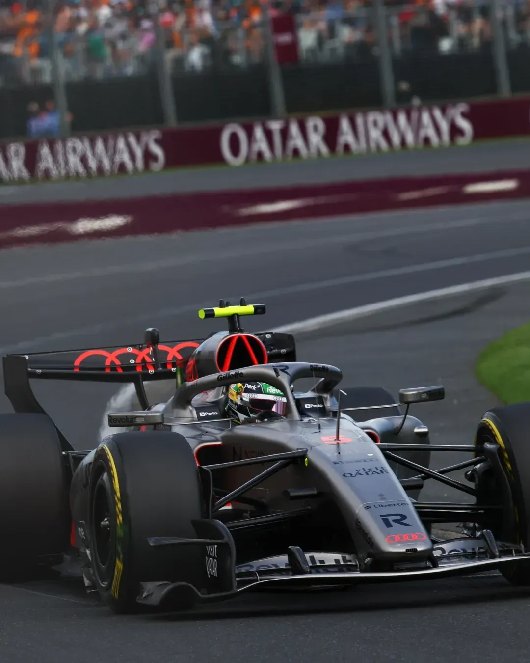 Audi Revolut F1® Team on race track at Australian GP