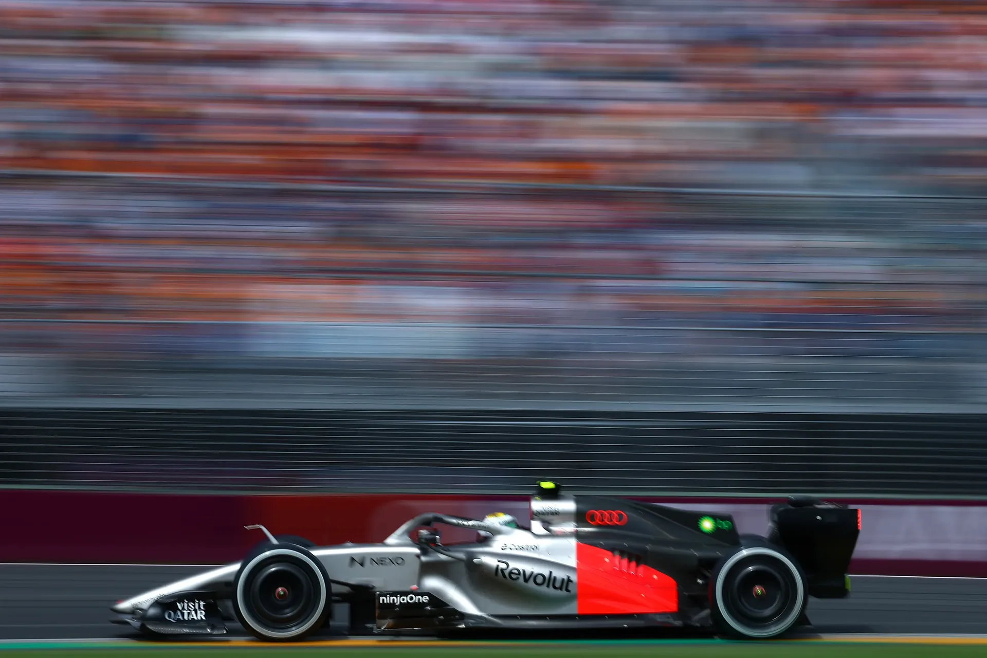 Audi Revolut F1® Team R26 with Gabriel Bortoleto on track in Australia