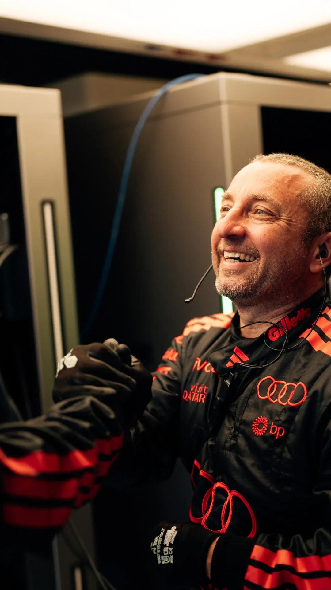Audi Revolut F1® Team celebrating result at Austrailian GP
