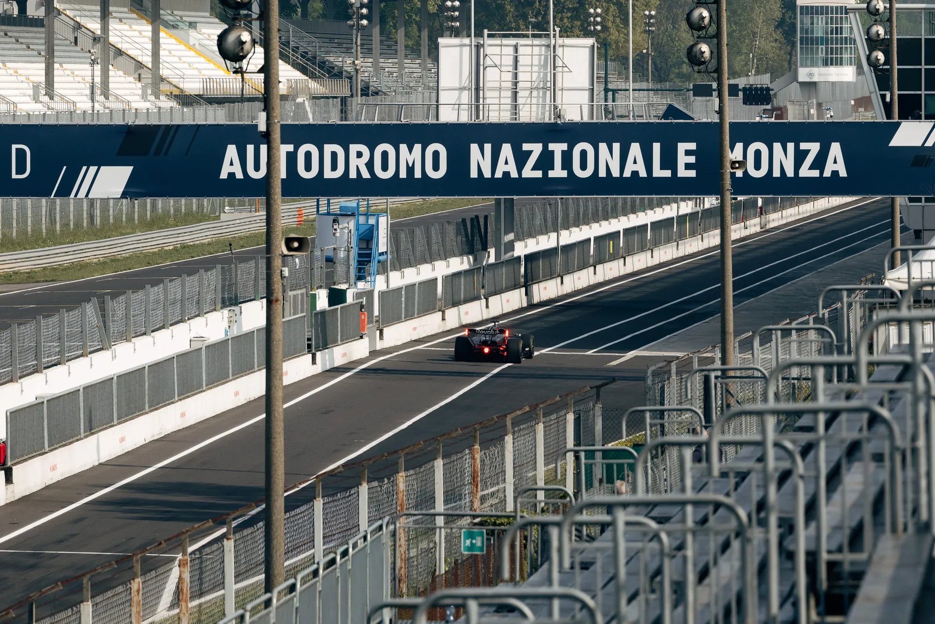 Autodromo Nazionale Monza entrance and pit buildings
