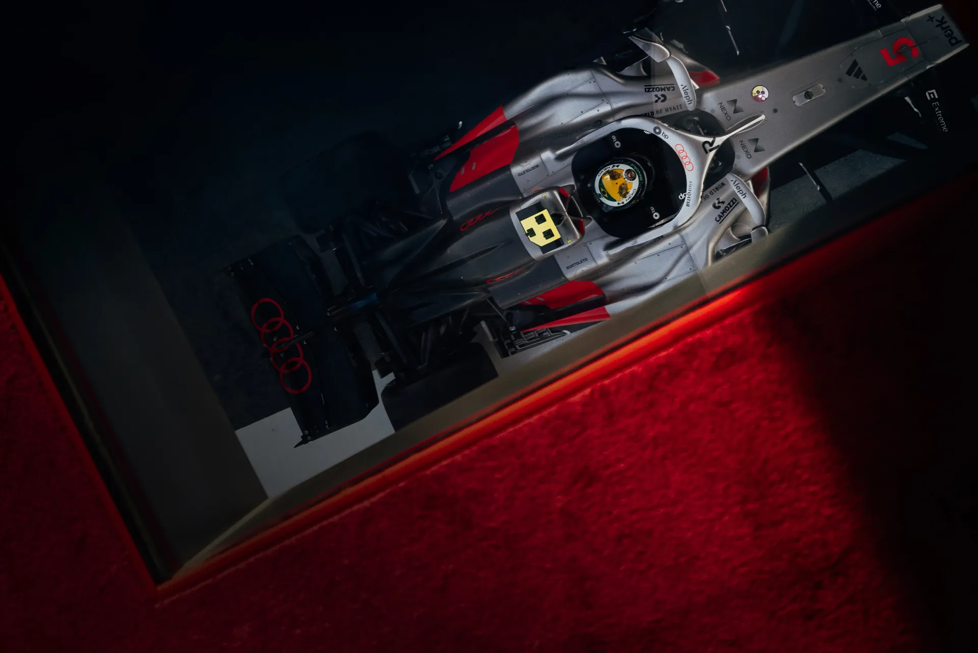 Detail Shot of the Audi Revolut F1® Team car R26 