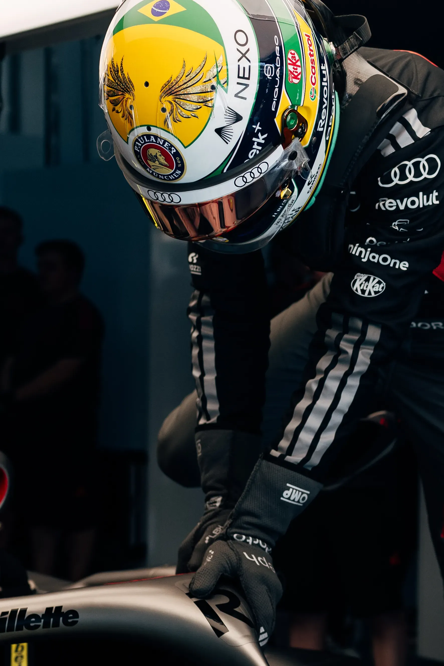 Audi Revolut F1® Team driver Gabriel Bortoleto in the Audi R26