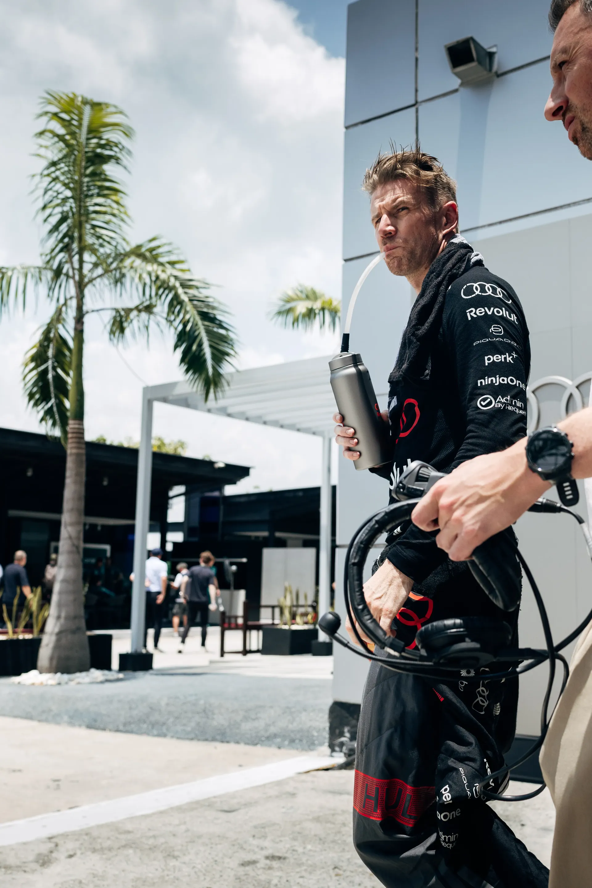 Audi Revolut F1® Team driver Nico Hulkenberg in the paddock