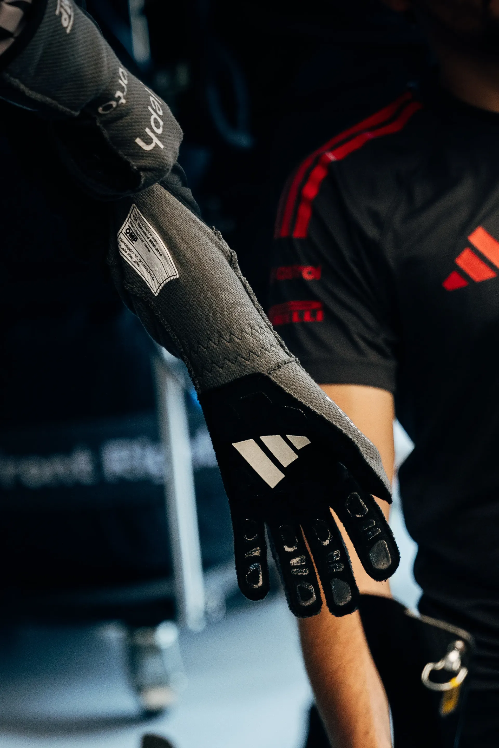 Audi Revolut F1® Team mechanic preparing equipment