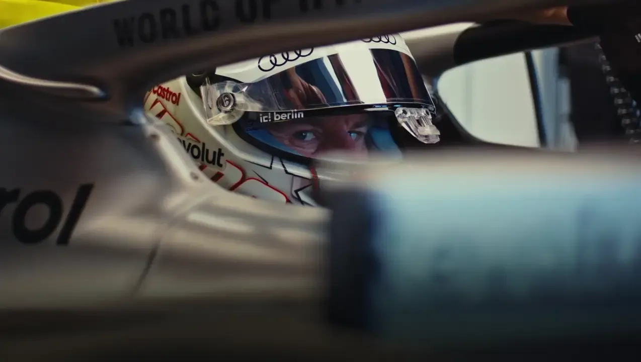 Cockpit Close up of Audi Revolut F1® Team driver Nico Hulkenberg