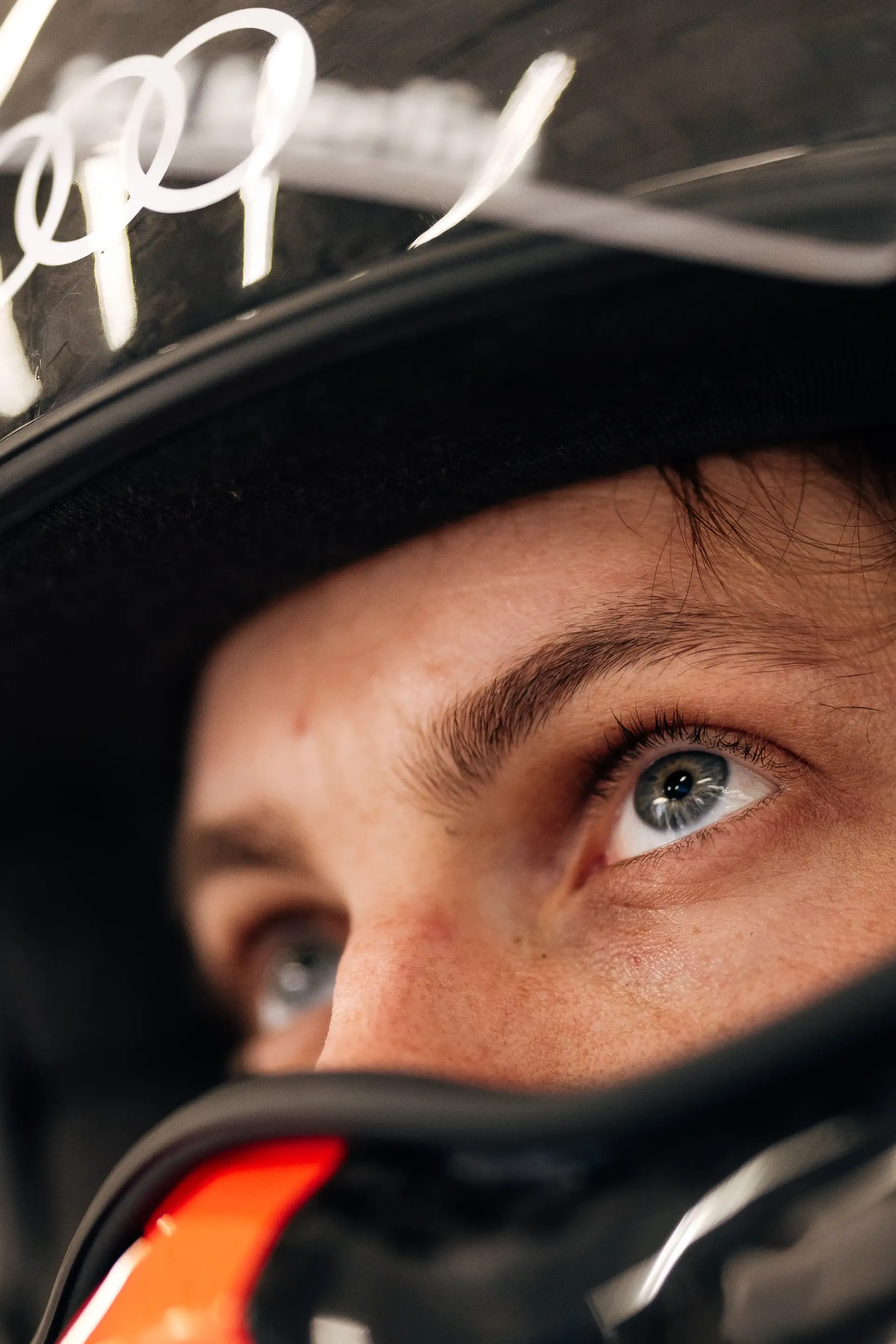 Close Up of Audi Revolut F1® Team pitstop crew member during FP2 at the 2026 Belgian Grand Prix in Spa-Francorchamps.