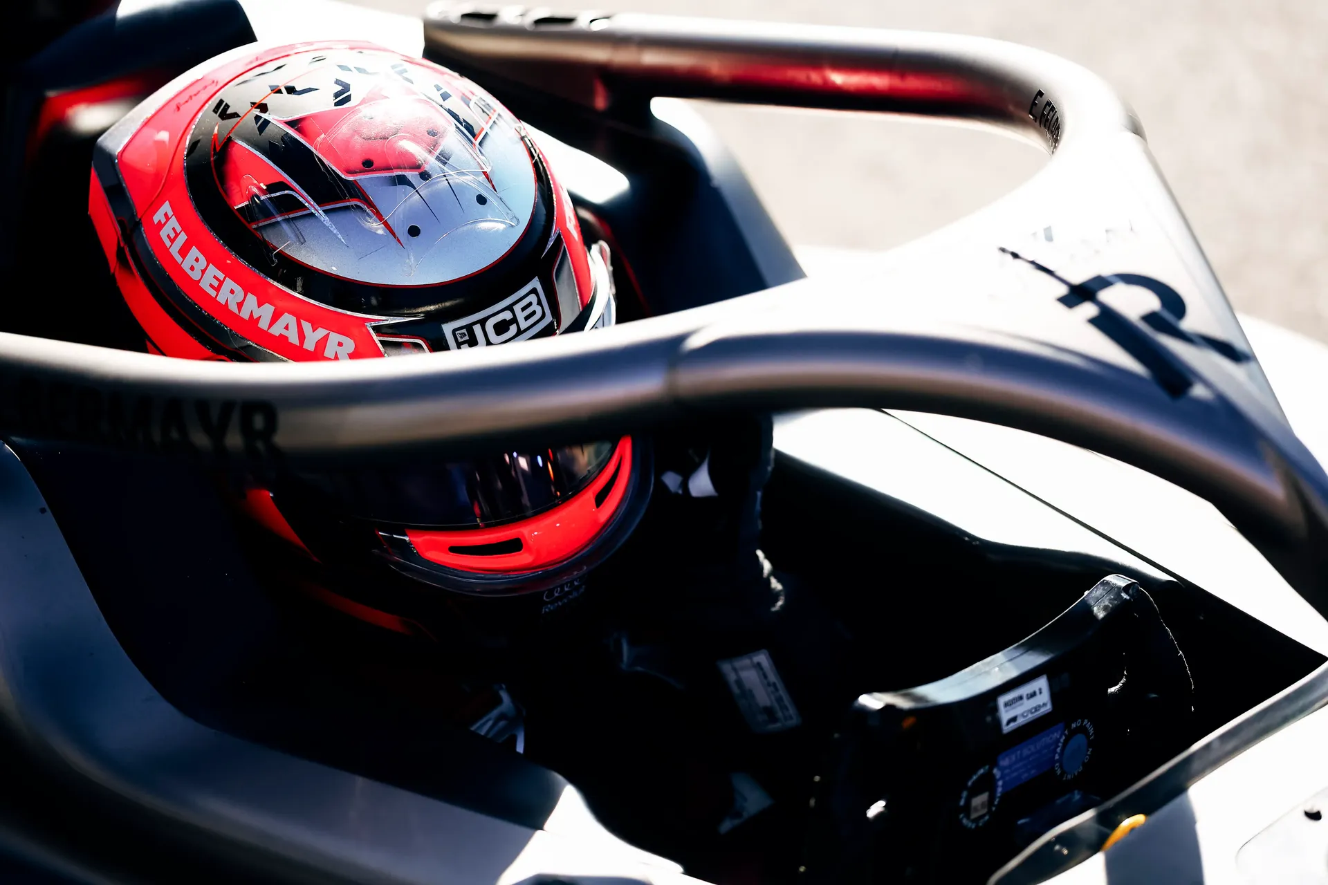 Emma Felbermayr Cockpit close up of the Audi Revolut F1® Team Academy car at the Canada Grand Prix 2026