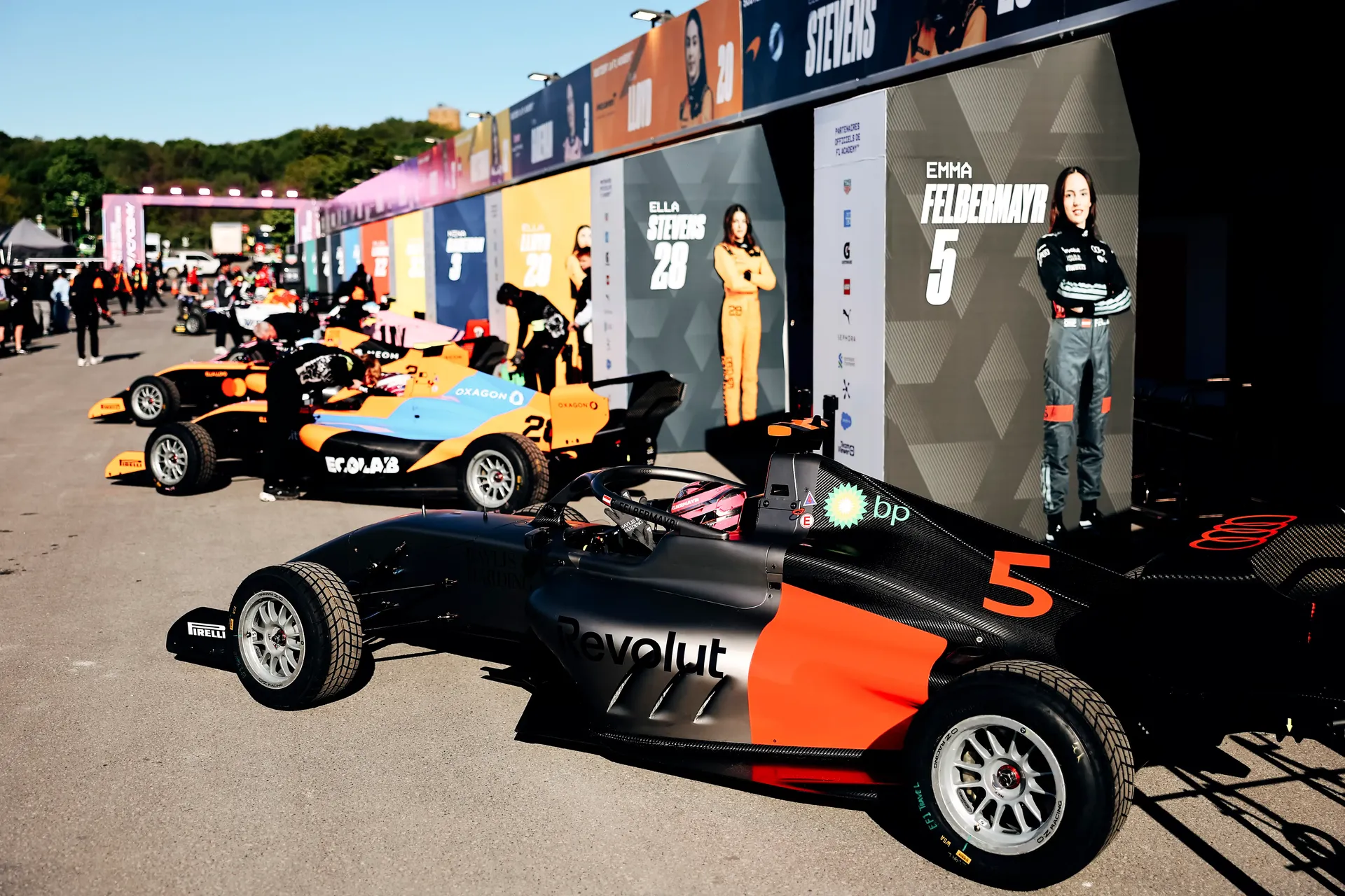 Podium Shot of the Audi Revolut F1® Team Academy car at the Canada Grand Prix 2026