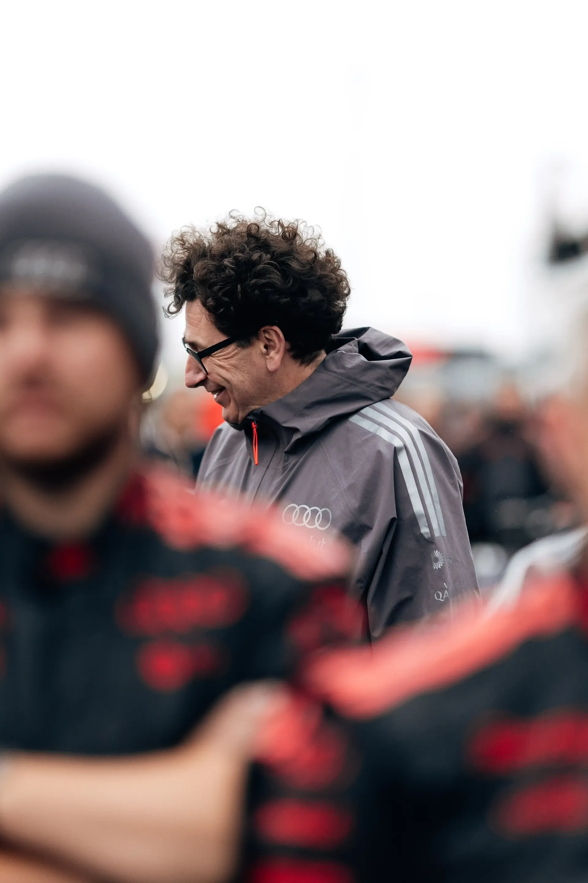 Close up of Audi Revolut F1® Team principal Mattia Binotta on the track at at the Canada Grand Prix 2026