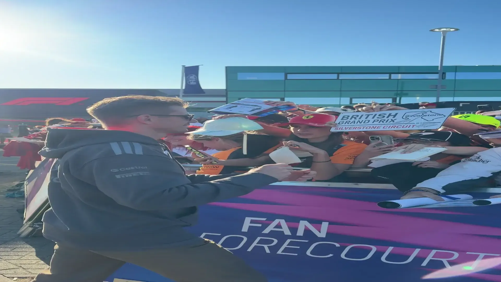 Audi Revolut F1® Team Silverstone arrival