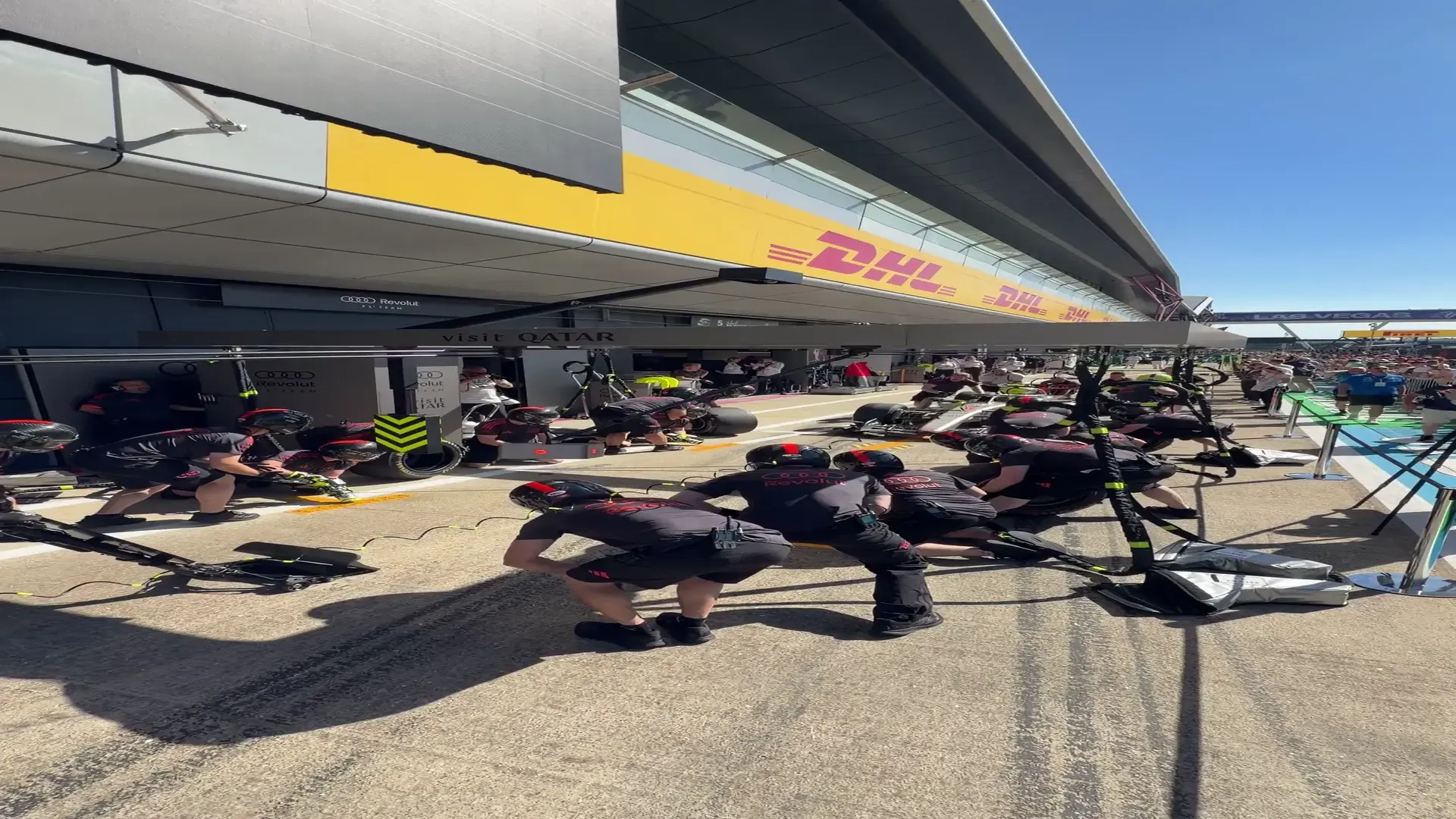 Audi Revolut F1® Team Silverstone arrival