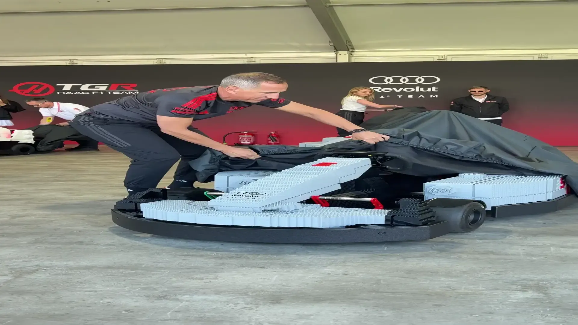 Audi Revolut F1® Team Silverstone arrival