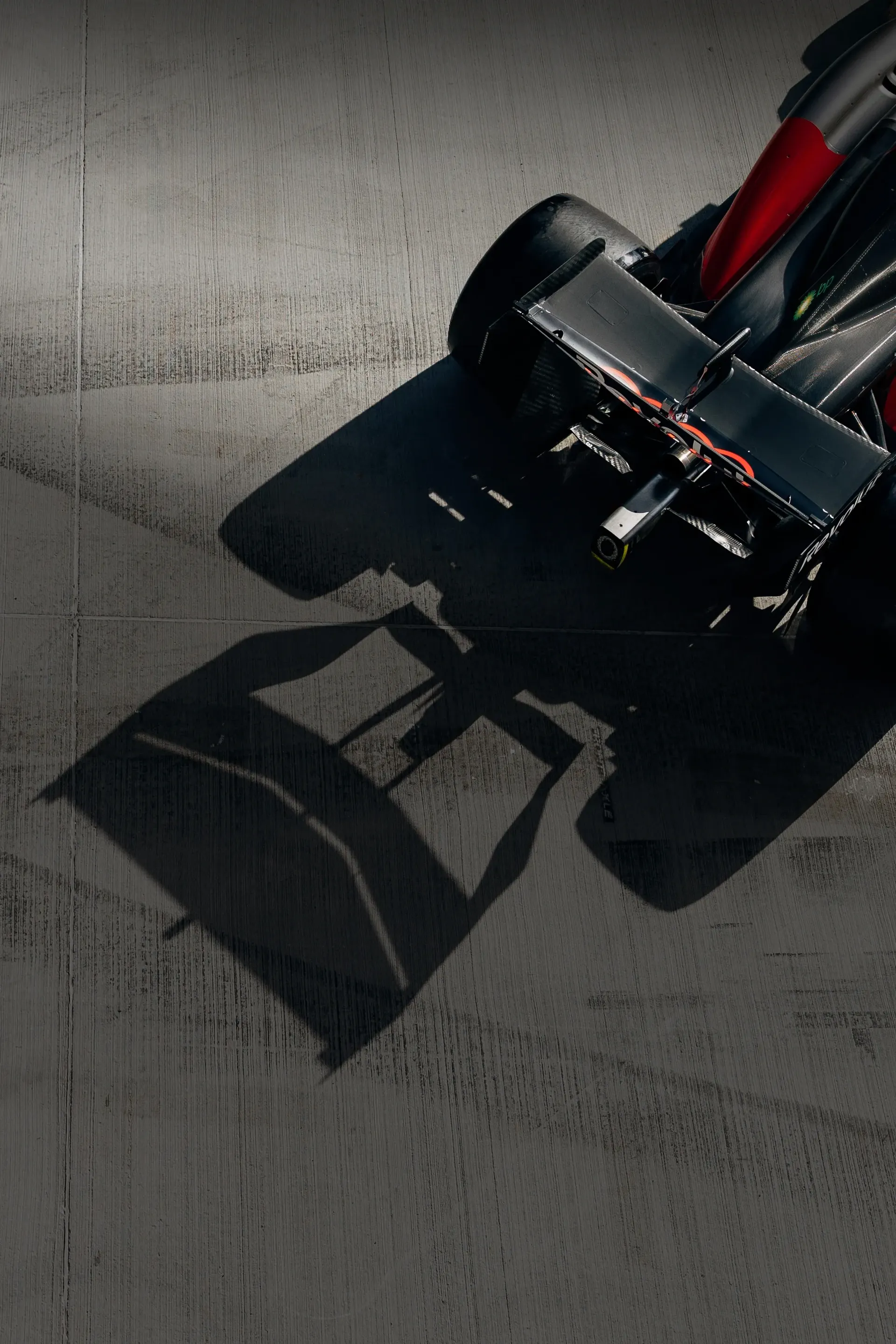 Top rear view of the Audi Revolut F1® Team car Audi R26 at the Hungarian GP 2026