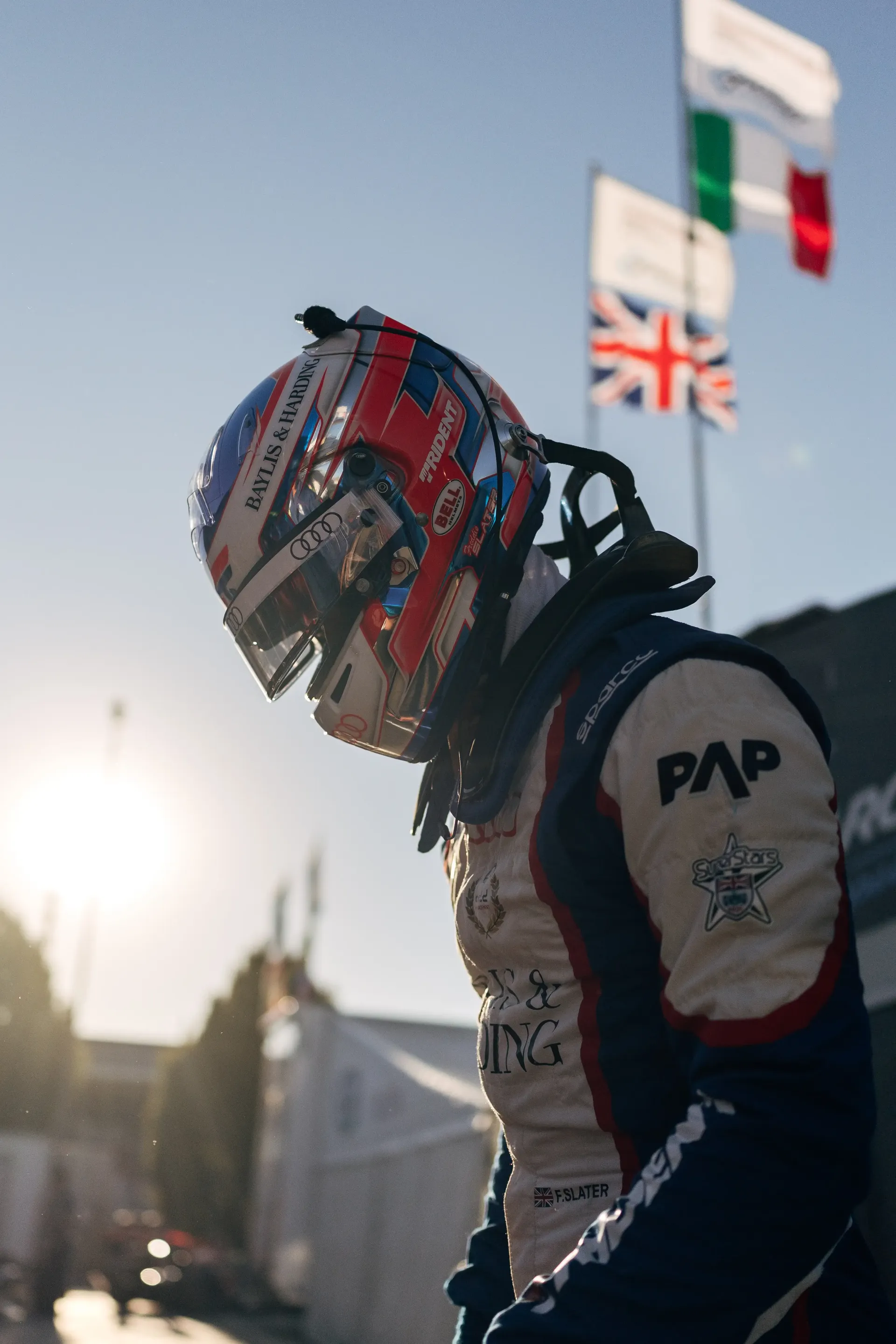 Portrait shot of Audi Revolut F1® Team F3 driver Freddie Slater at the Monza GP 2026