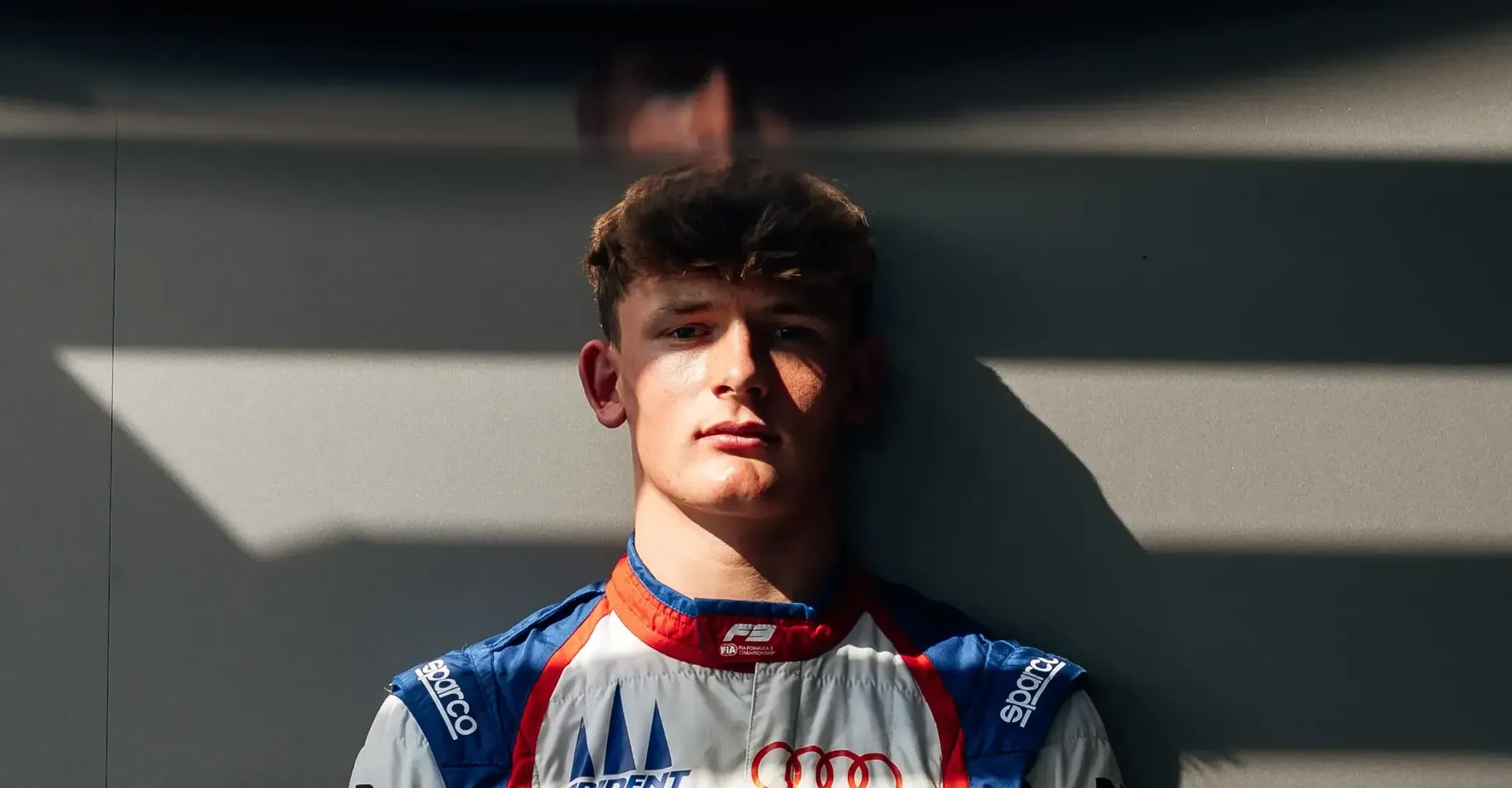 Portrait shot of Audi Revolut F1® Team F3 driver Freddie Slater at the Monza GP 2026