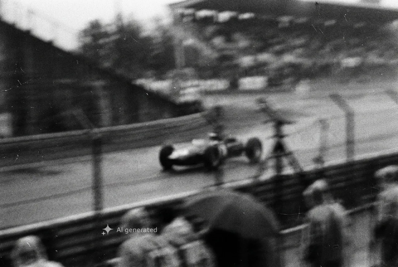 Historic Formula 1® car racing along Monza’s banking