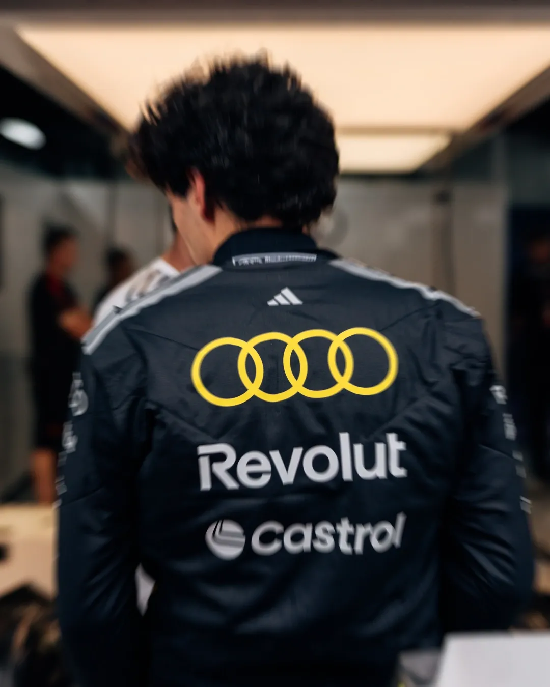 Audi Revolut F1® Team at the Monaco Grand Prix 2026 featuring the yellow suites