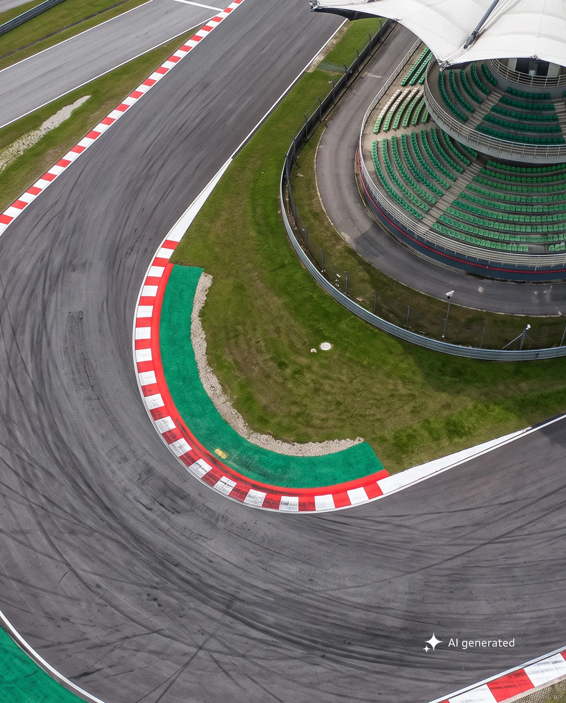 Turn 15 of Sepang International Circuit - Audi Revolut F1® Team