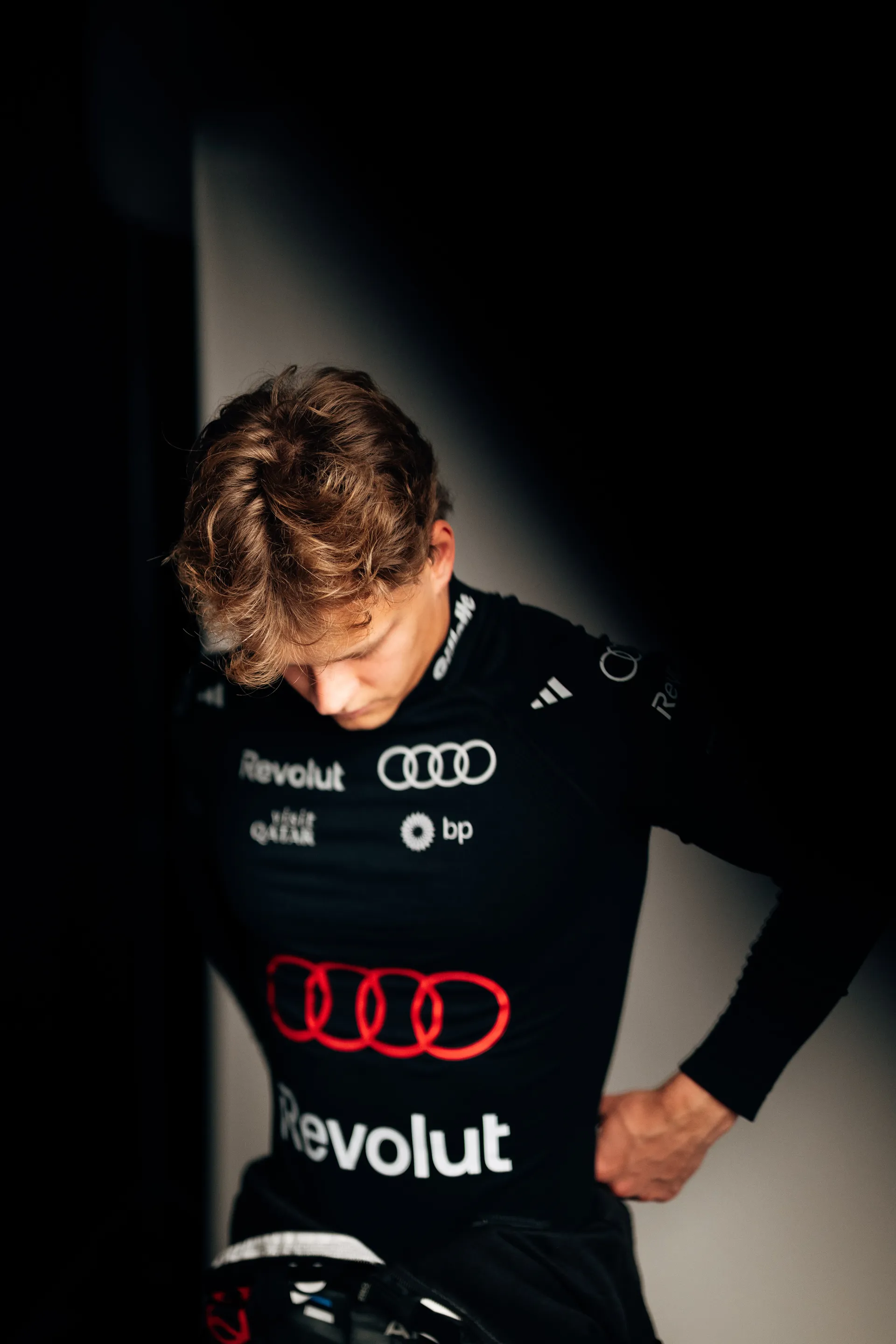 Portrait of Paul Aron, who will drive Free Practice sessions for Audi Revolut F1® Team in Barcelona and Spielberg during the 2026 Formula One season.