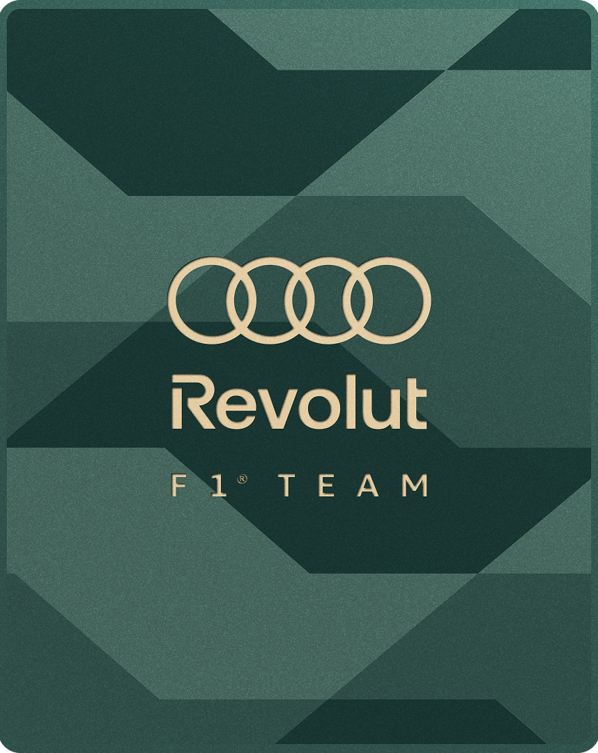 Green Team Card back with the Audi Revolut F1® Team logo, São Paulo Grand Prix 2026