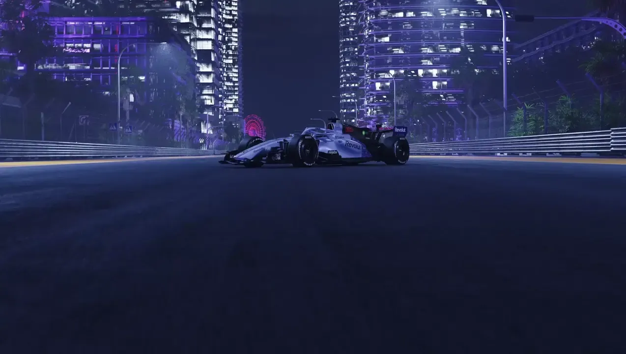 Detail Shot of the Audi Revolut F1® Team car R26 Singapore Livery