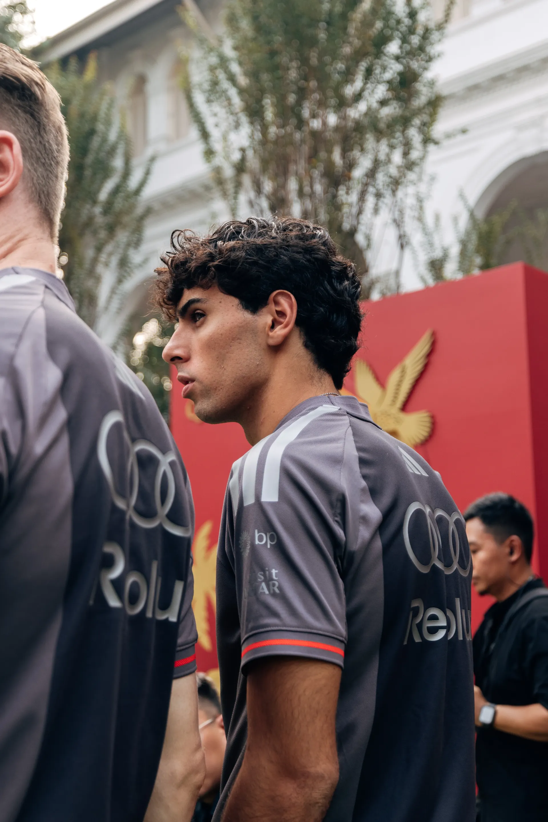 Side close up of Audi Revolut F1® Team driver Gabriel Bortoleto