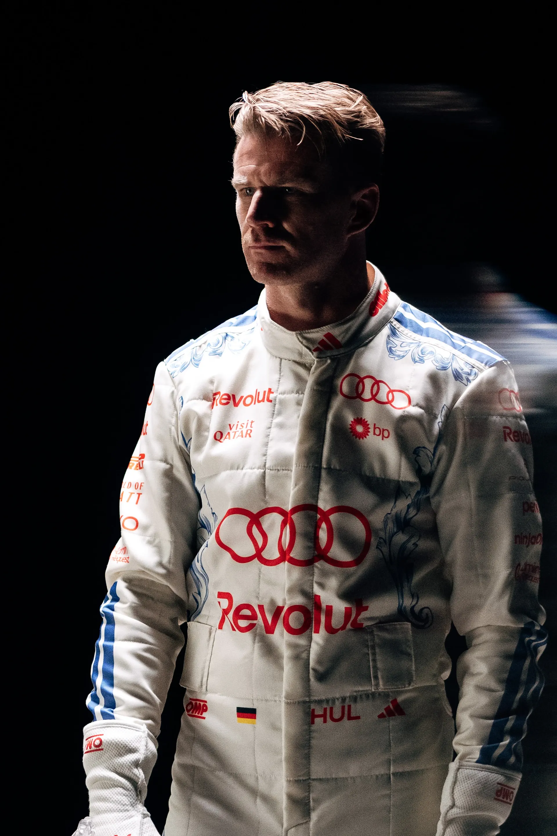 Audi Revolut F1® Team driver Nico Hulkenberg in the studio