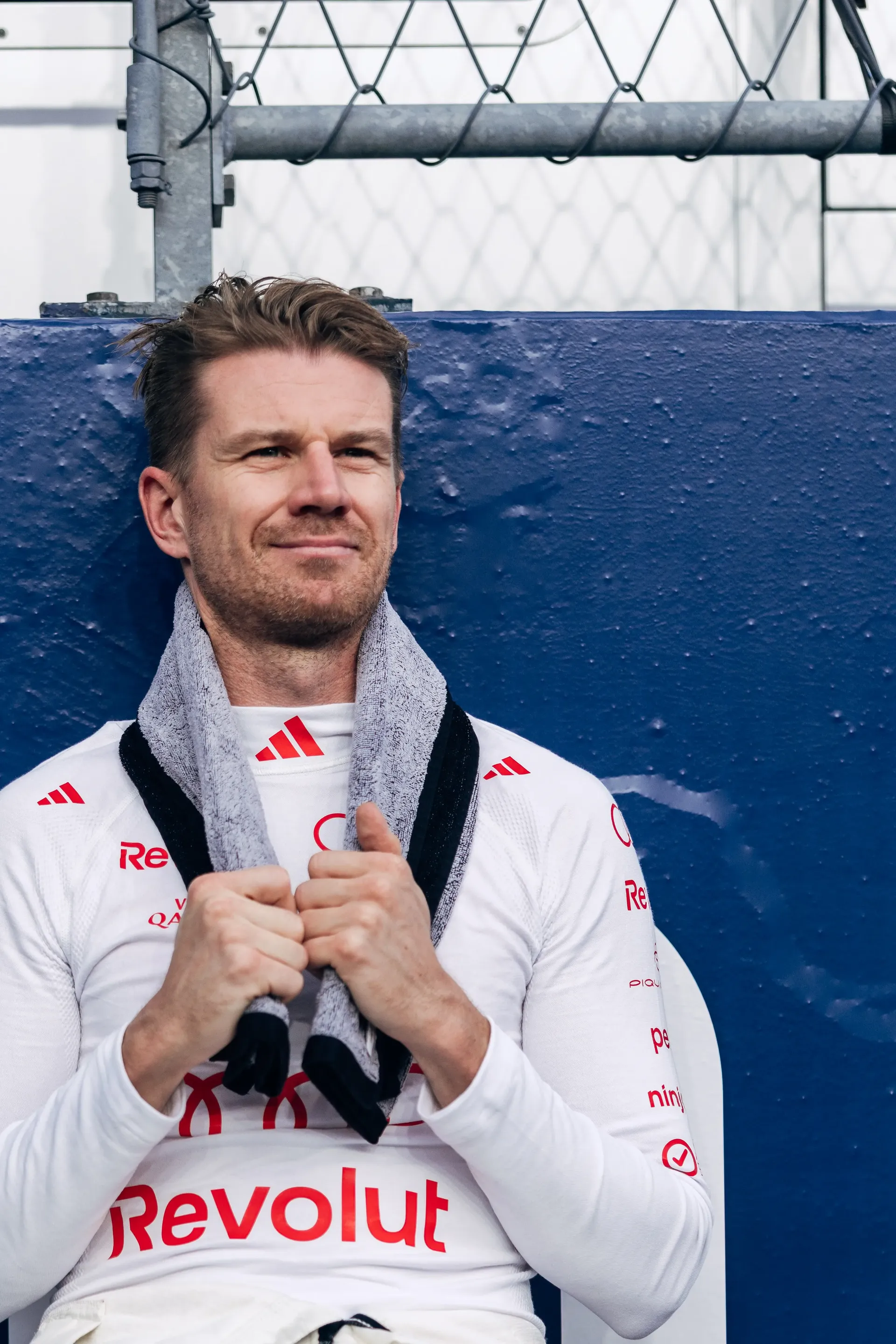 Audi Revolut F1® Team driver Nico Hulkenberg at the race track