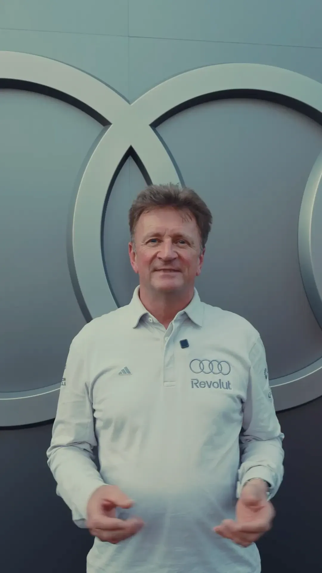 Allan McNish from the Audi Revolut F1® Team on the Silverstone race weekend.