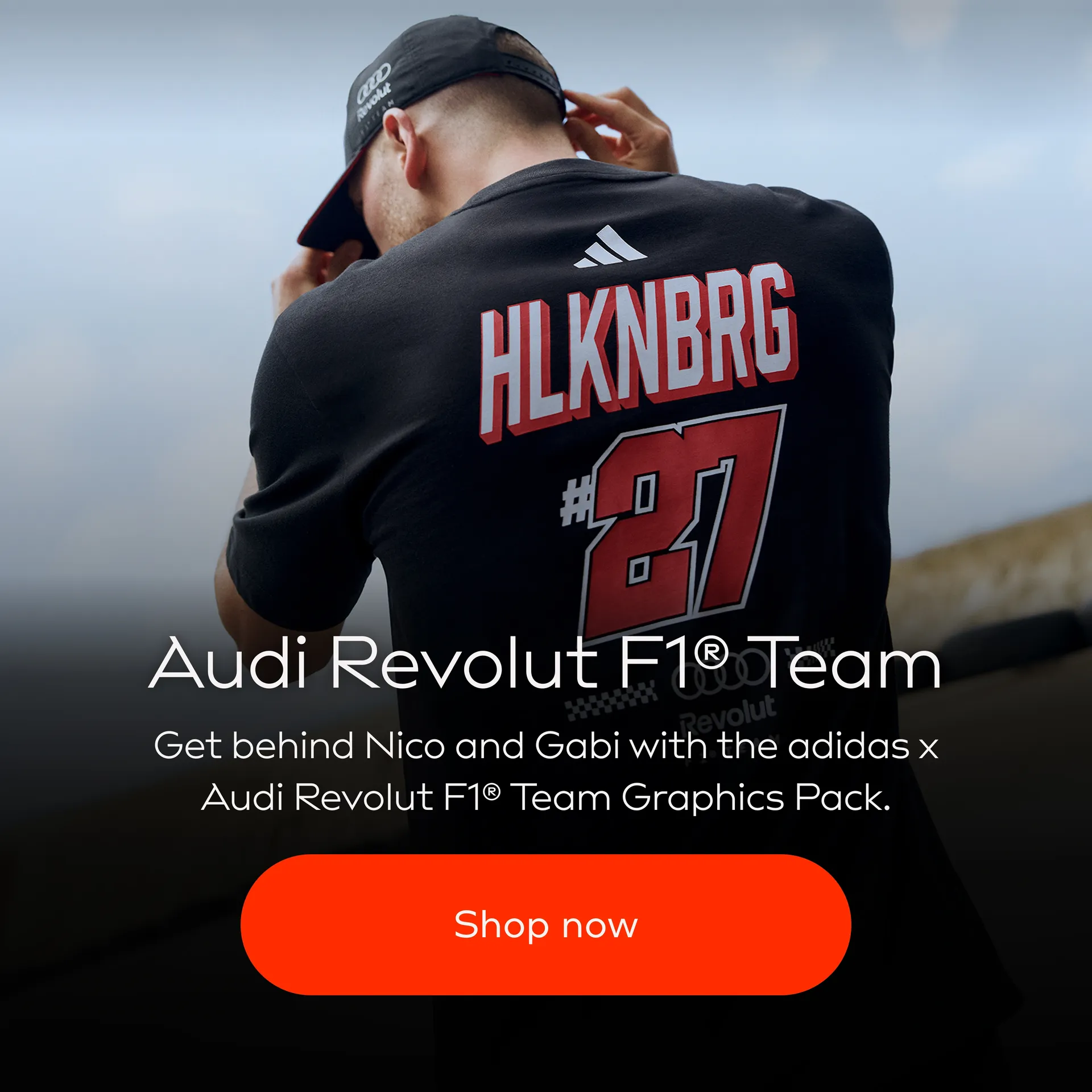 adidas x Audi Revolut F1® Team elevated fanwear graphics pack collection teaser