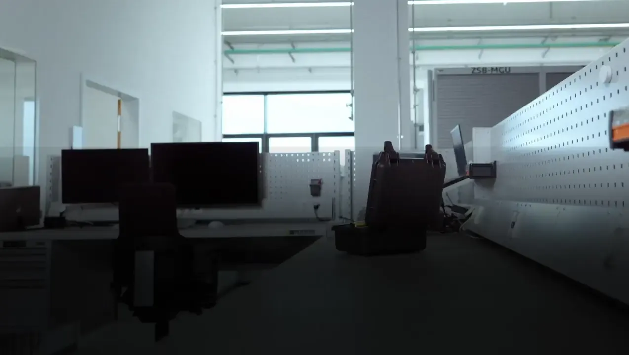 Audi Revolut F1® Team All for One Series showing Stefan inside his testing laboratory