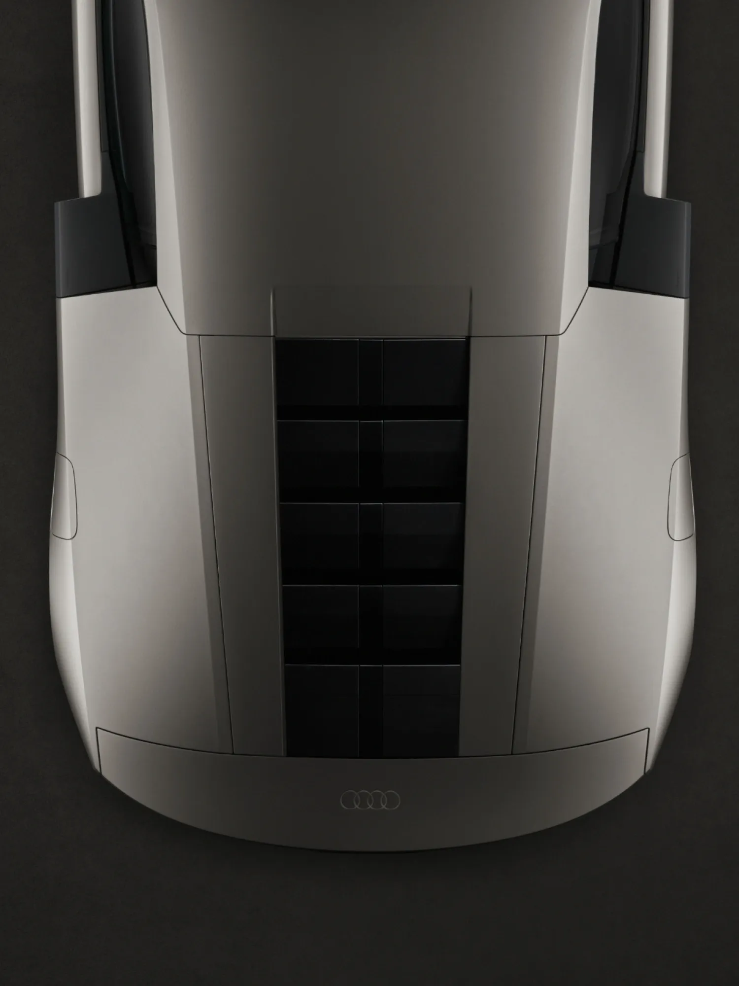 Shots of the new Audi Nuvolari in the studio in dramatic dark light