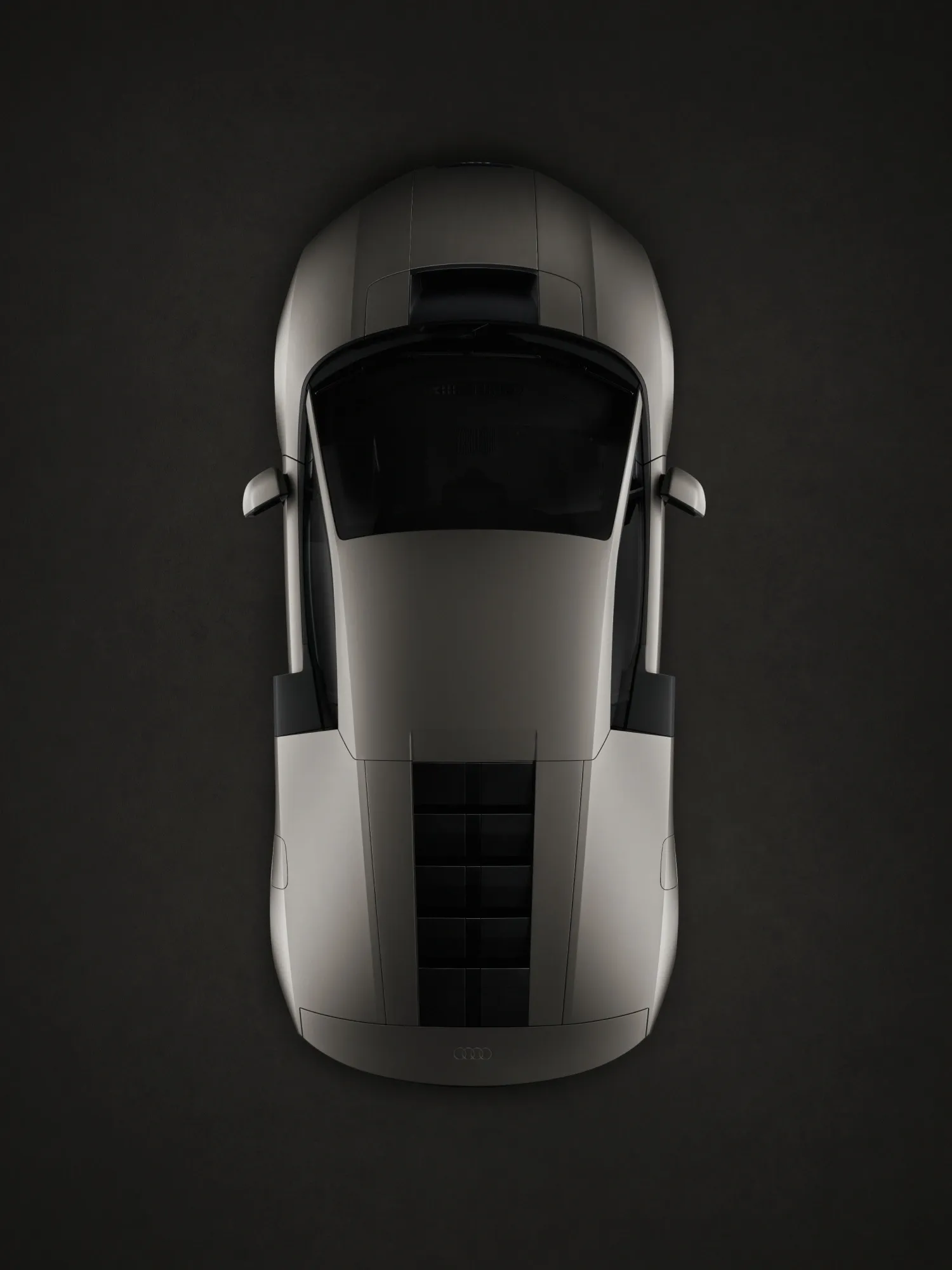Shots of the new Audi Nuvolari in the studio in dramatic dark light