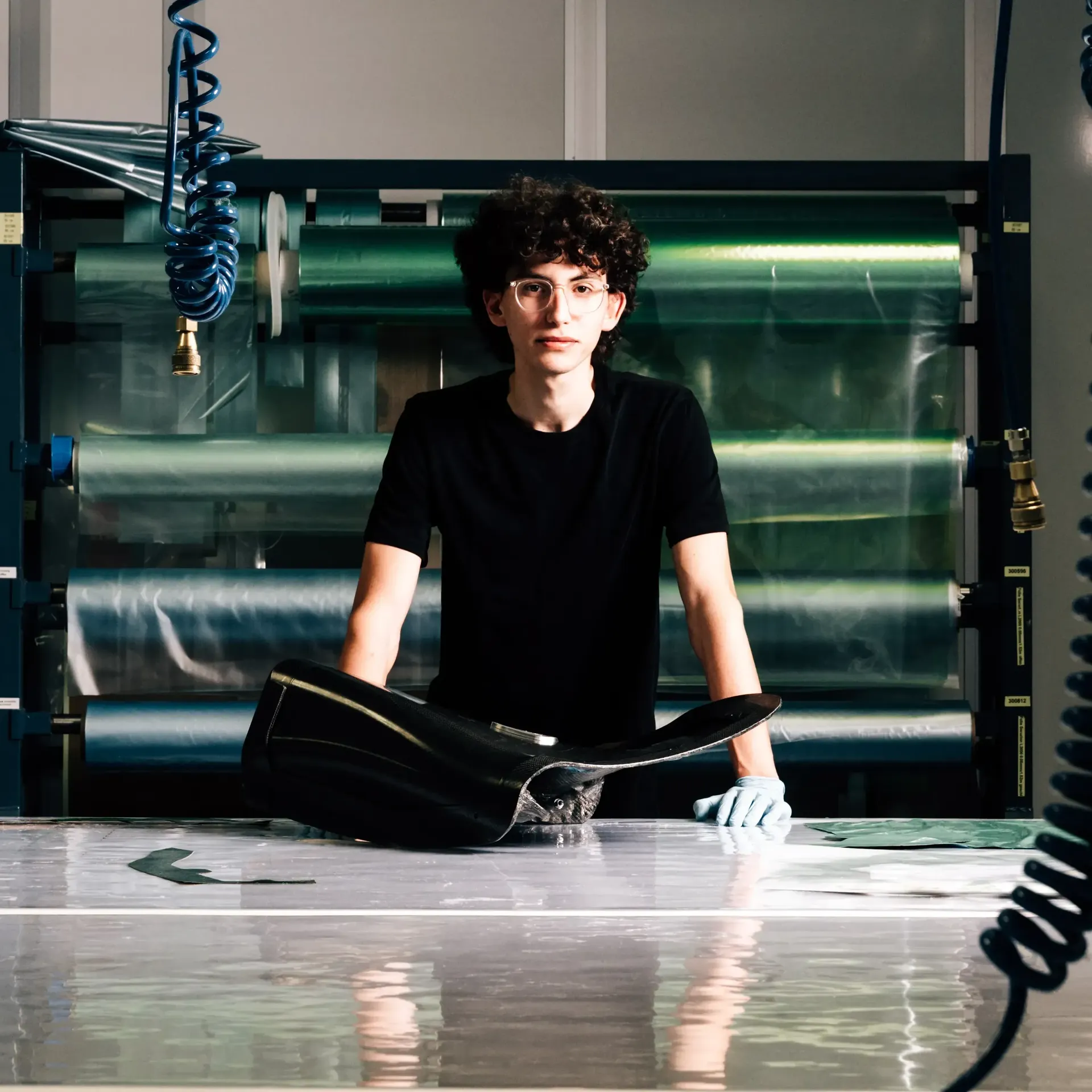 Audi Revolut F1® Team all for one Rodrigo Perez inside his laboratory at work