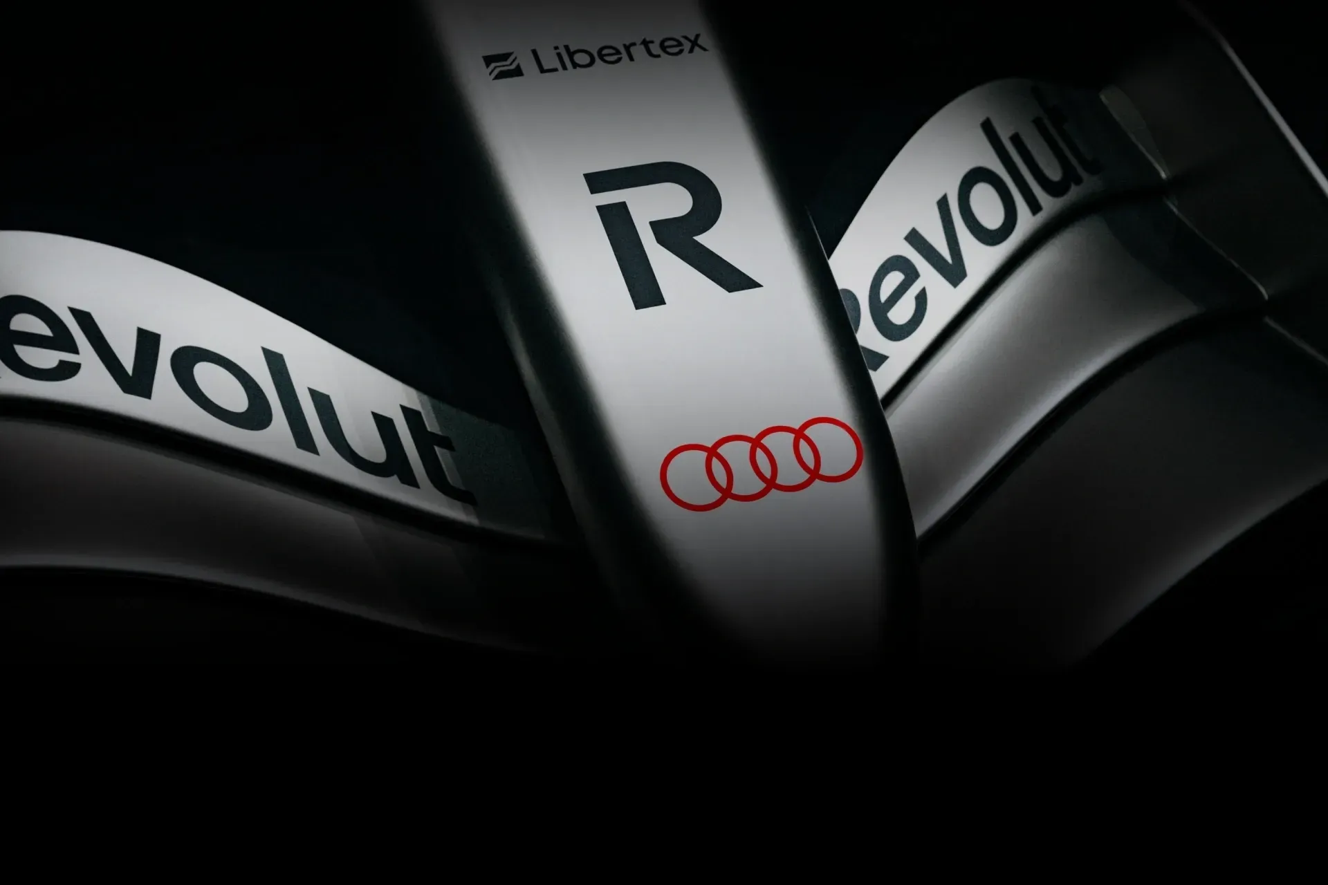 Front wing close up of the Audi Revolut F1® Team car Audi R26