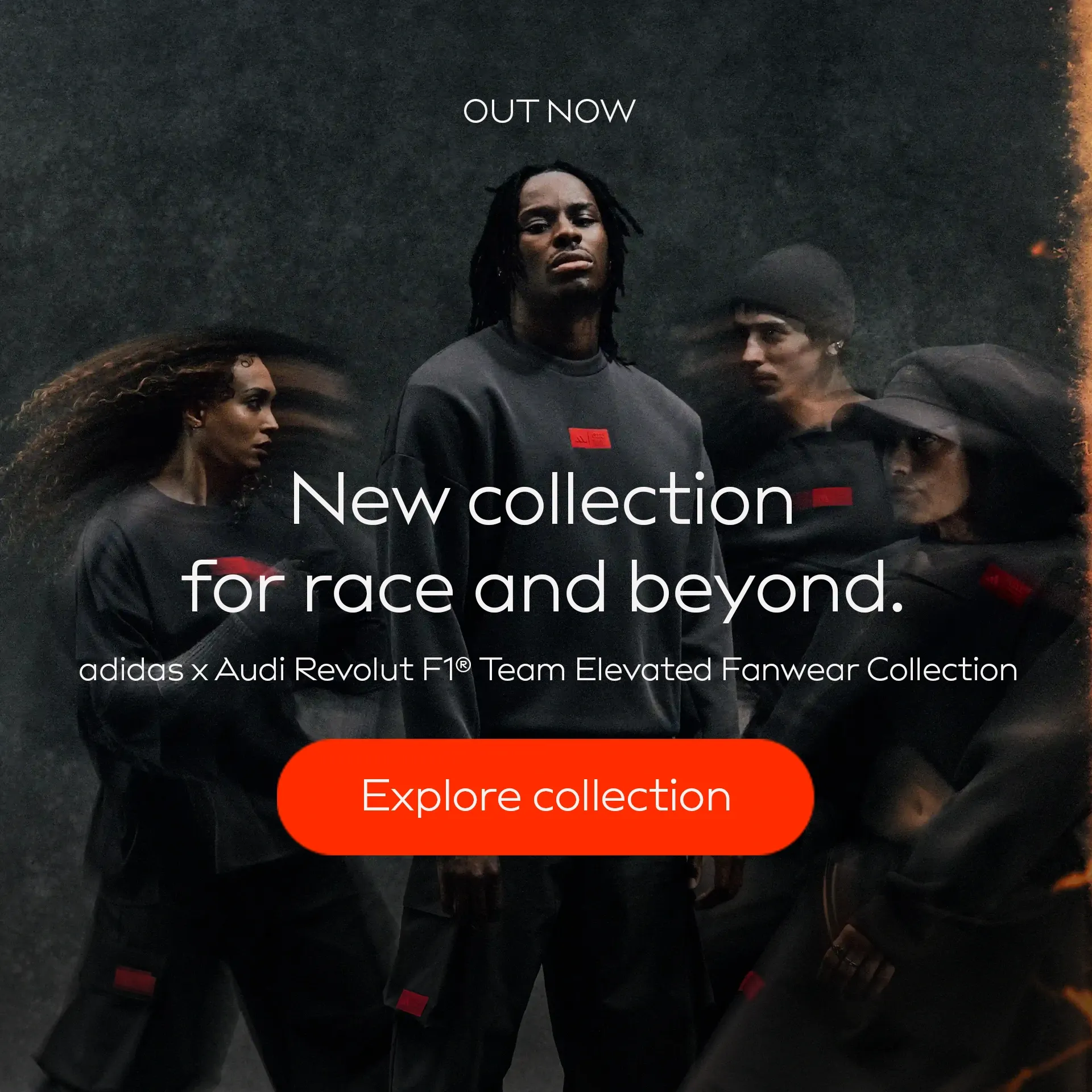 addias x Audi Revolut F1® Team new Elevated Fanwear Collection